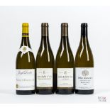 Various Vintages Assorted White Burgundy, 4 bottles of 75cl.