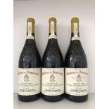 2002 Chateauneuf du Pape Blanc, Beaucastel, 3 bottles of 75cl