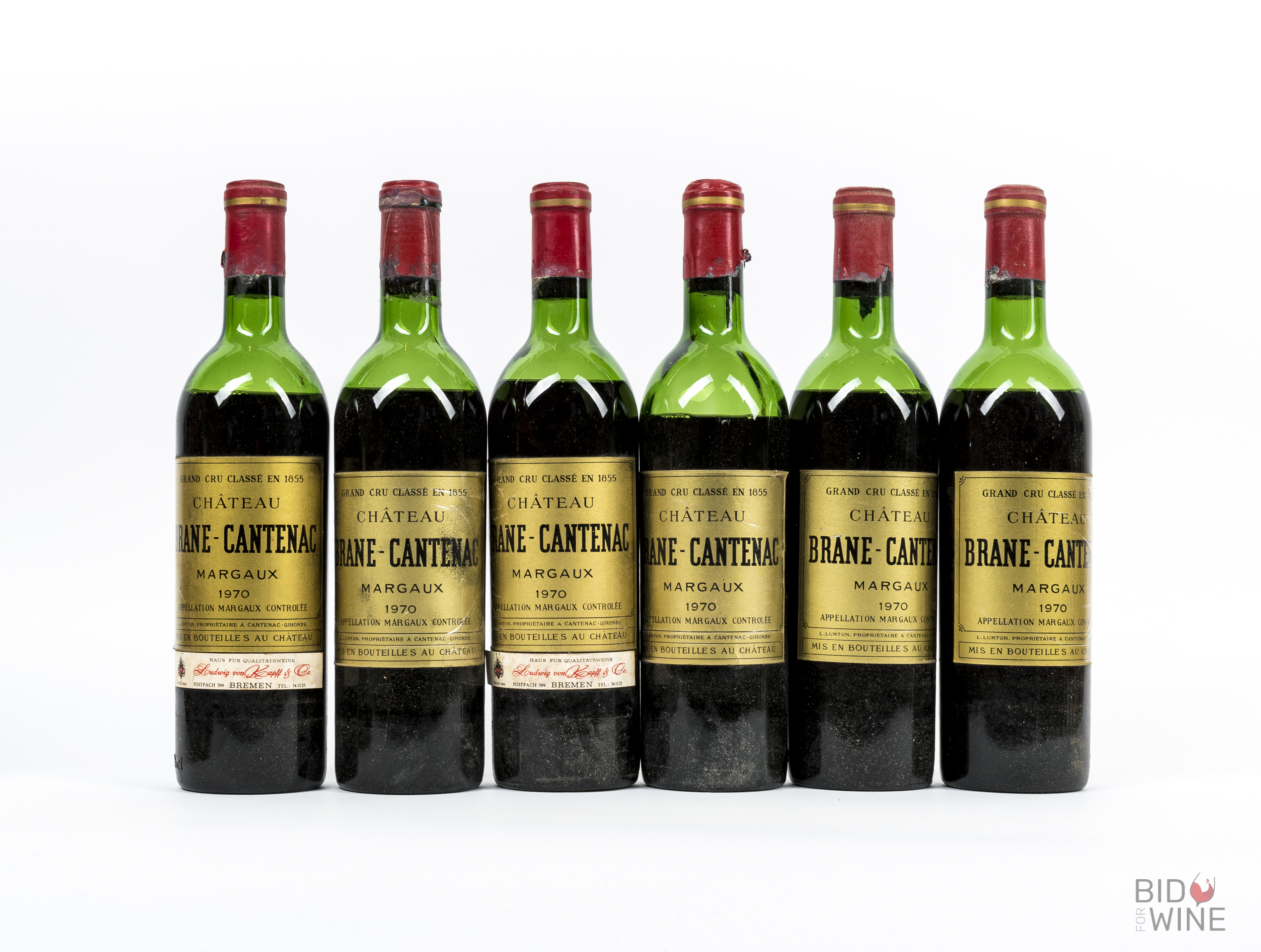 1970 Brane Cantenac, 12 bottles of 75cl - Image 2 of 2