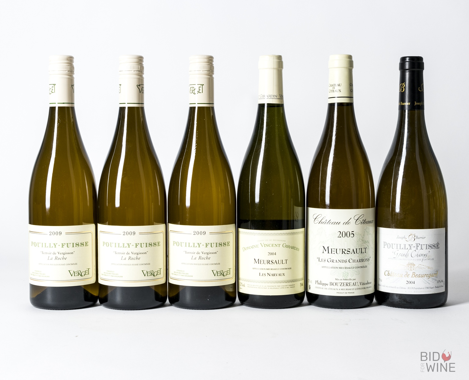 Various Mature White Burgundy, 6 bottles of 75cl