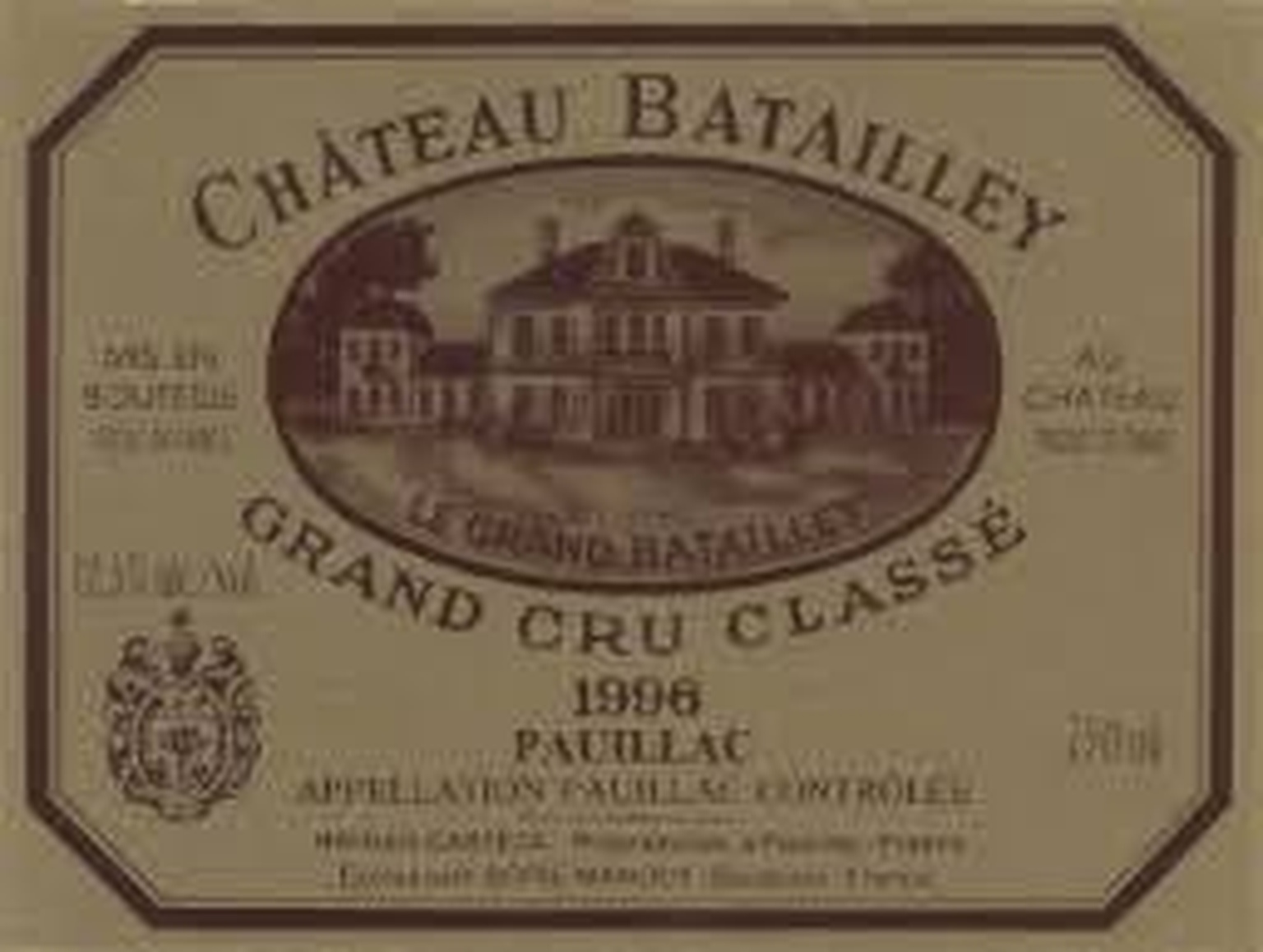 1996 Batailley, 12 bottles of 75cl