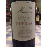 2009 Cuvee Madame Chateau de Pitray, 12 bottles of 75cl