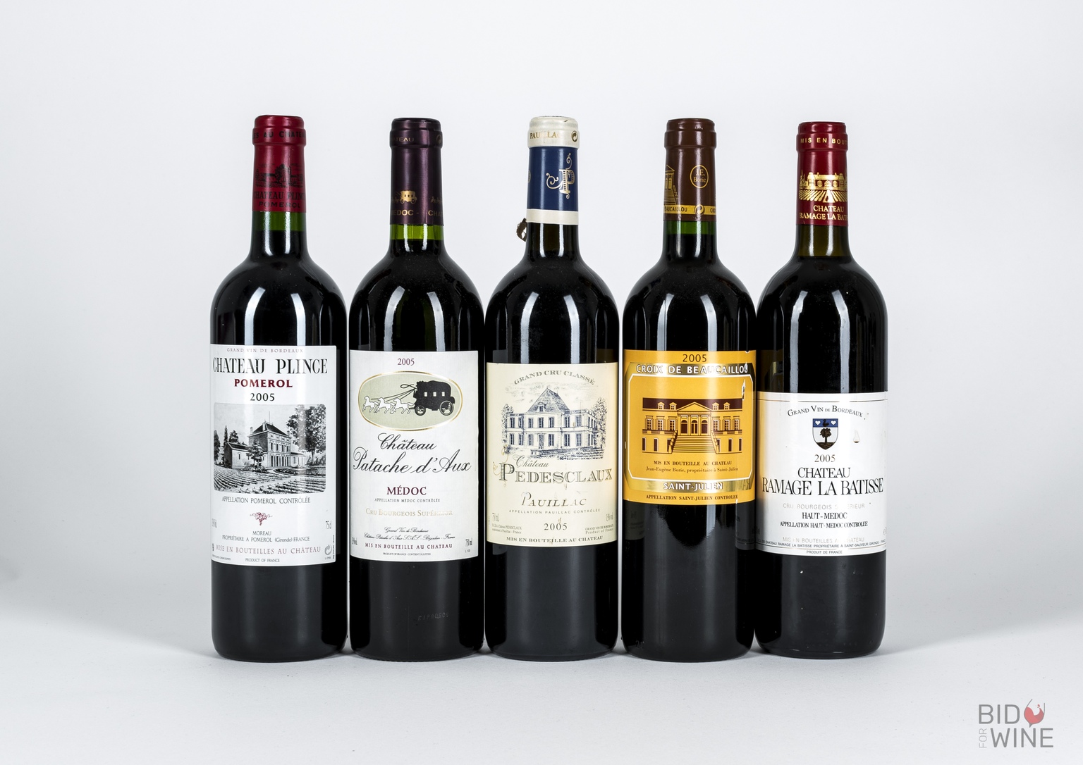 2005 Bordeaux Tasting Case, 5 bottles of 75cl