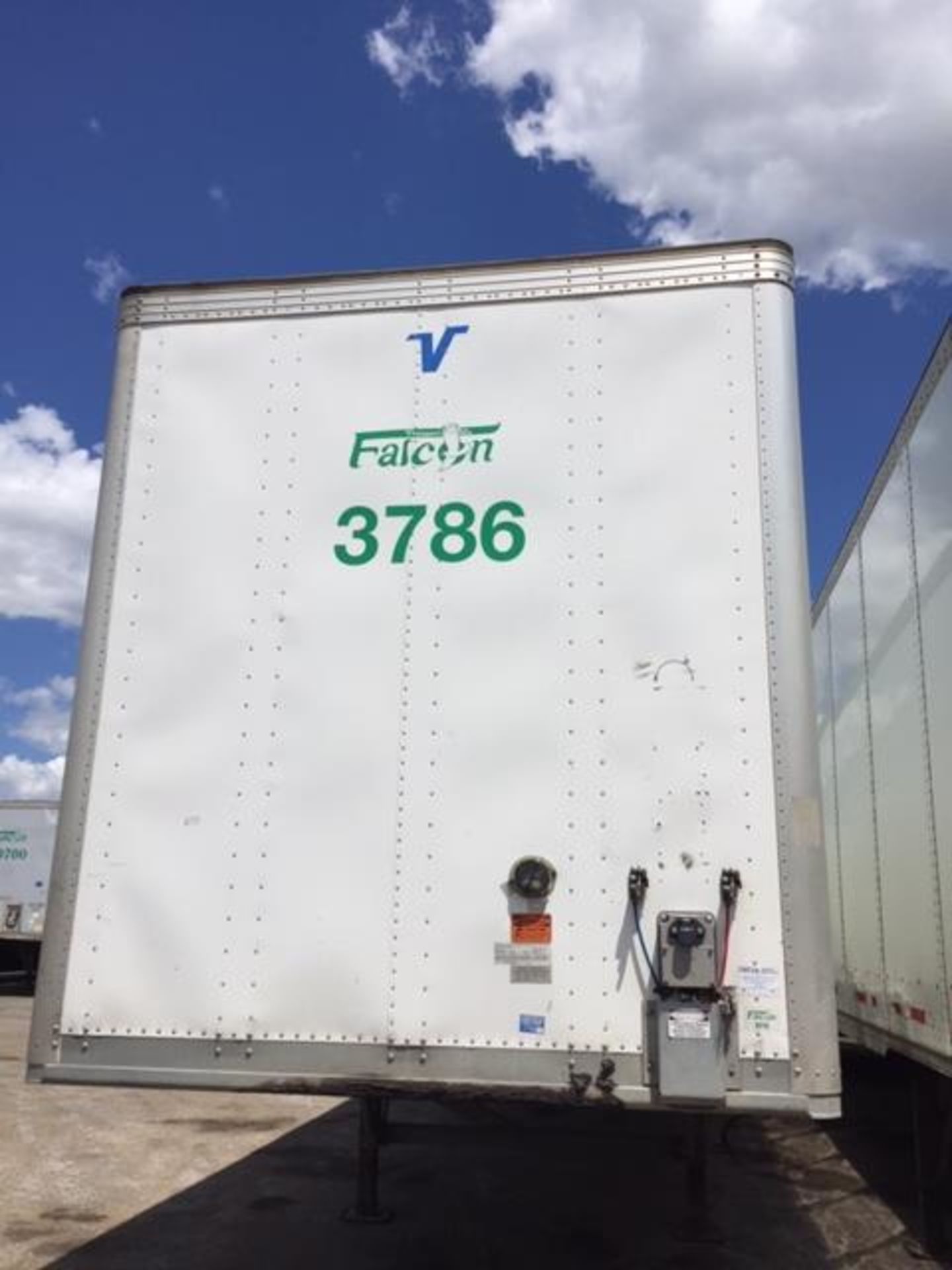 2015 VANGUARD Model VXP53 Aluminum Plate Van Trailer, 53 Ft. Long, 102 Inches Wide, 13 Ft. 6 Inches