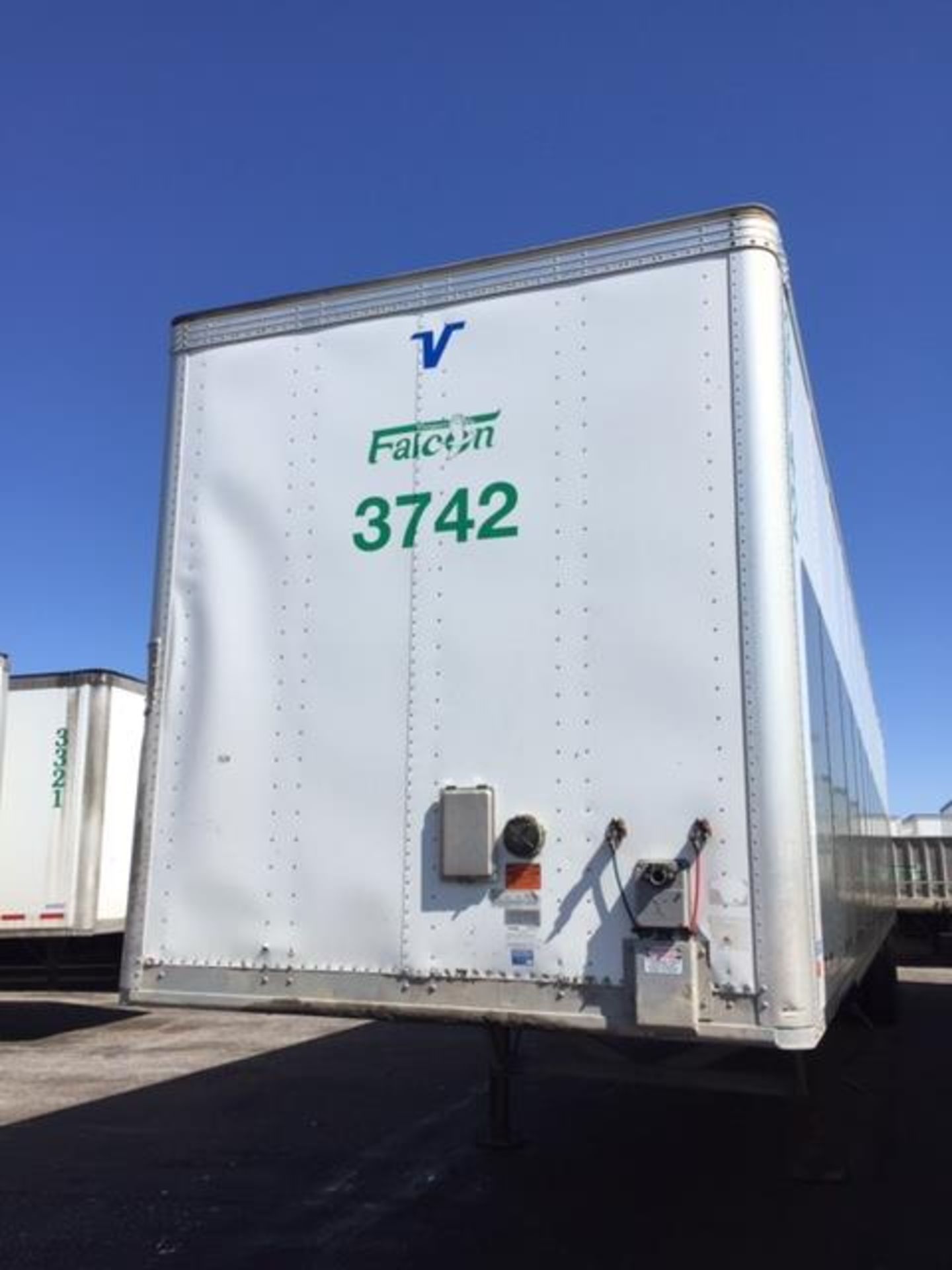 2015 VANGUARD Model VXP53 Aluminum Plate Van Trailer, 53 Ft. Long, 102 Inches Wide, 13 Ft. 6 Inches