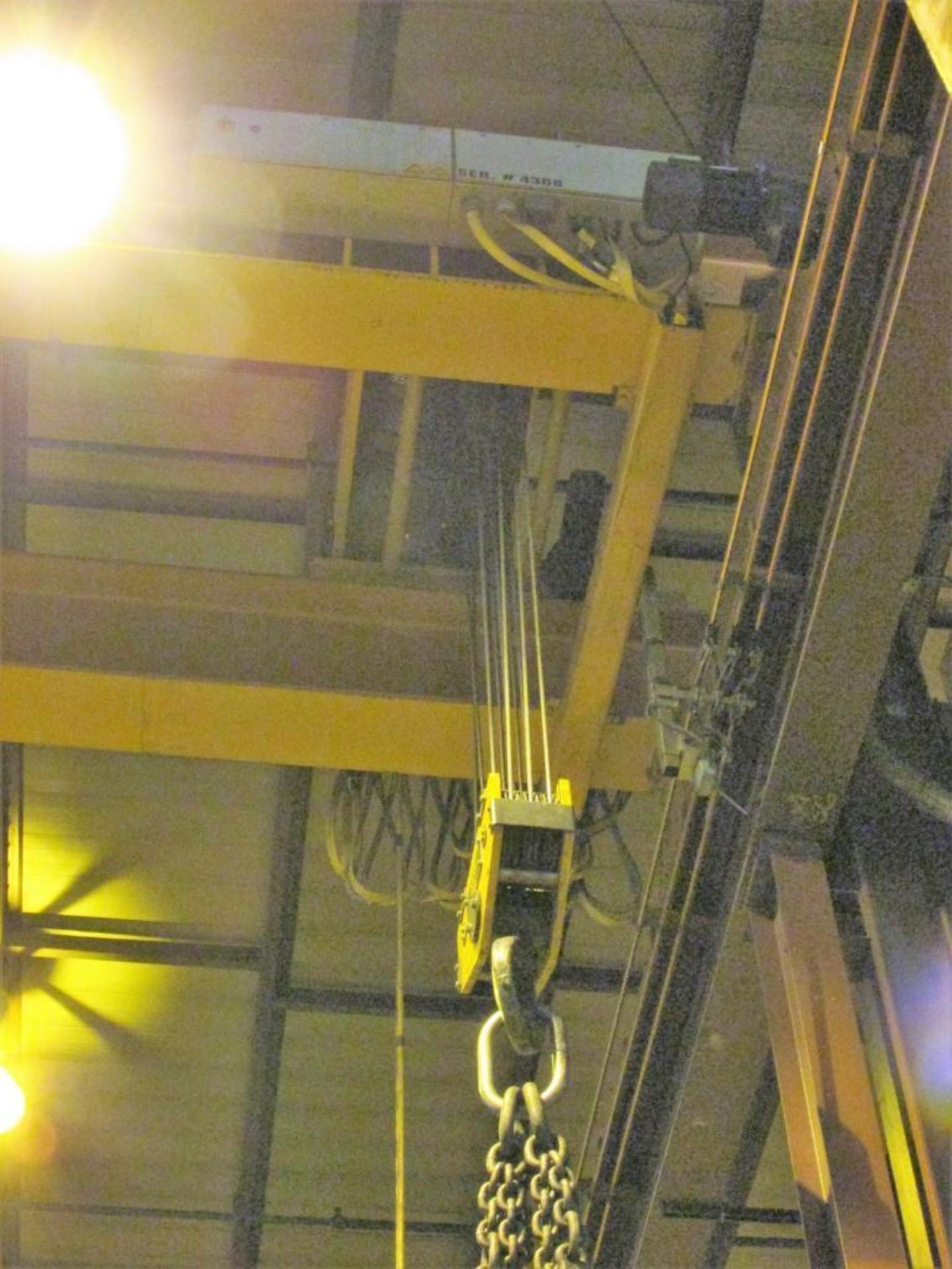 Kone 25 Ton Top Riding, Double Girder Overhead Bridge Crane Approximately 45' Span, Pendant Control - Image 5 of 8
