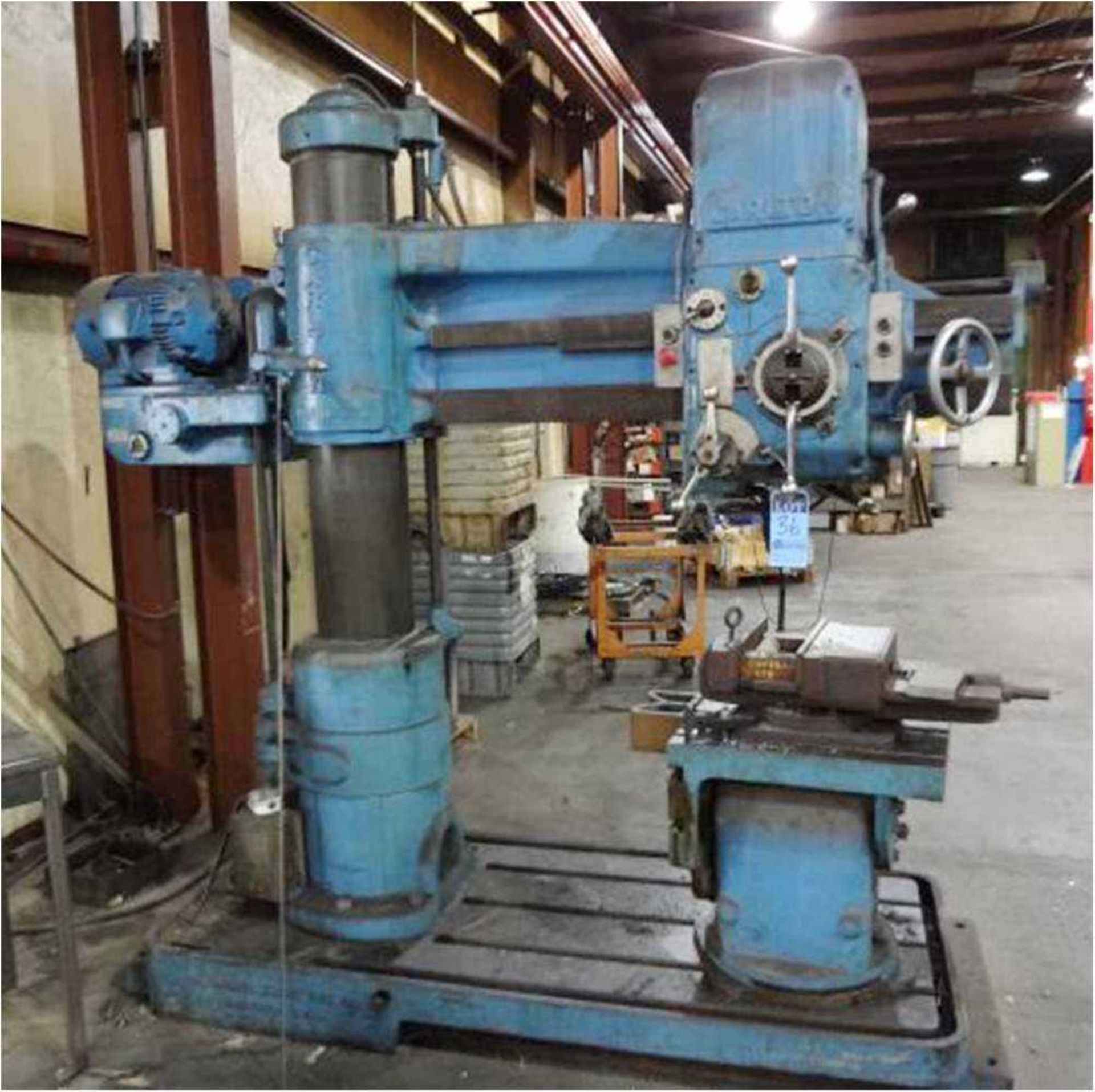 Carlton Radial Arm Drill, 4' x 11", Mdl: 1A, S/N: 1A-3845 (6663P) (Located In Painesville, OH)