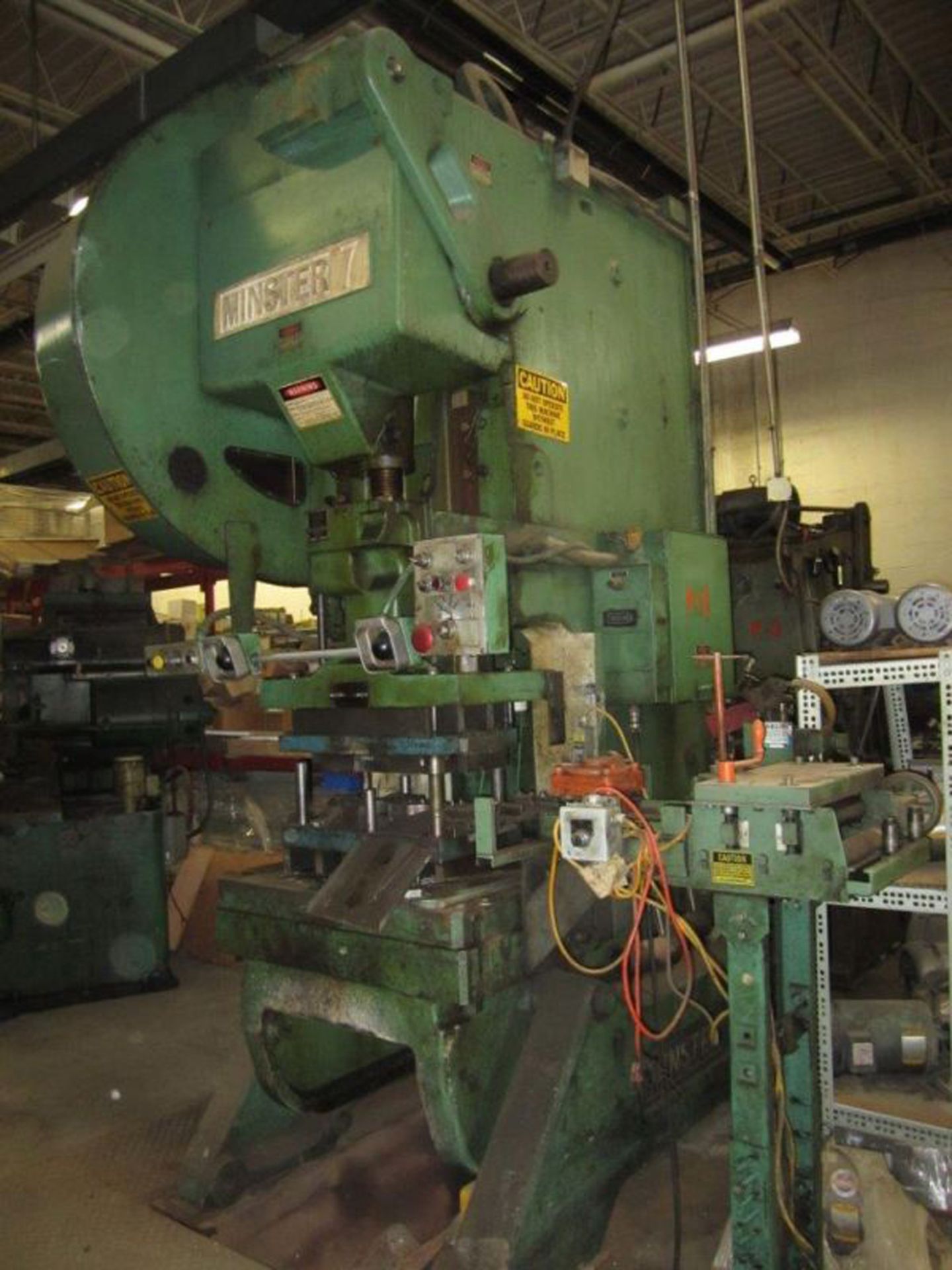 Minster OBI Punch Press, 75 Ton x 36" x 24", Mdl: #7, S/N: 22907 (6393P) (Located In Painesville, - Image 5 of 10