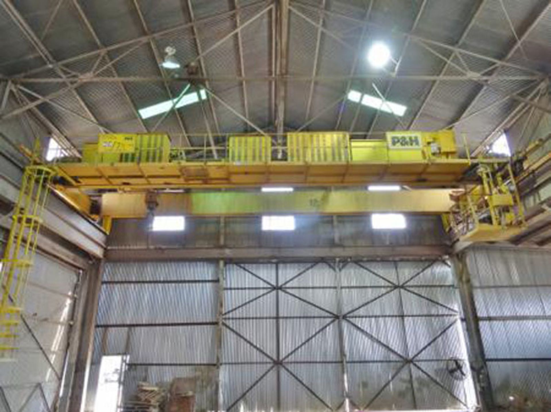 P & H Double Girder Top Running Bridge Crane, 35 Ton x 56' 8" (Located In Oklahoma City, OK) (6905) - Image 2 of 4