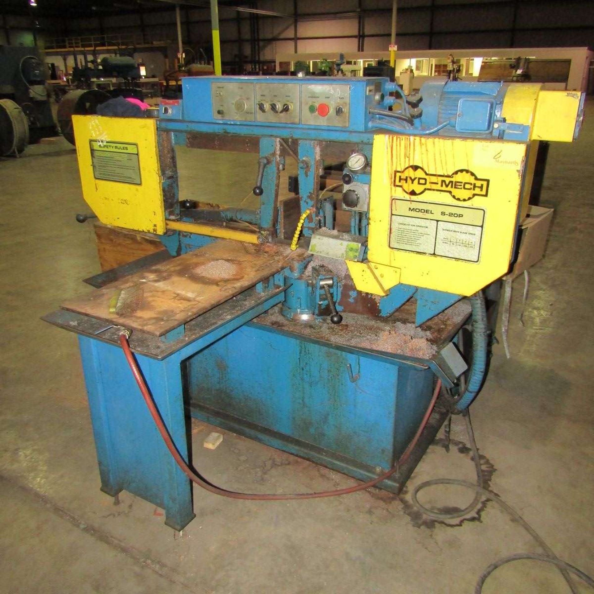 Hyd-Mech S-20P Horizontal Band Saw - Image 2 of 6