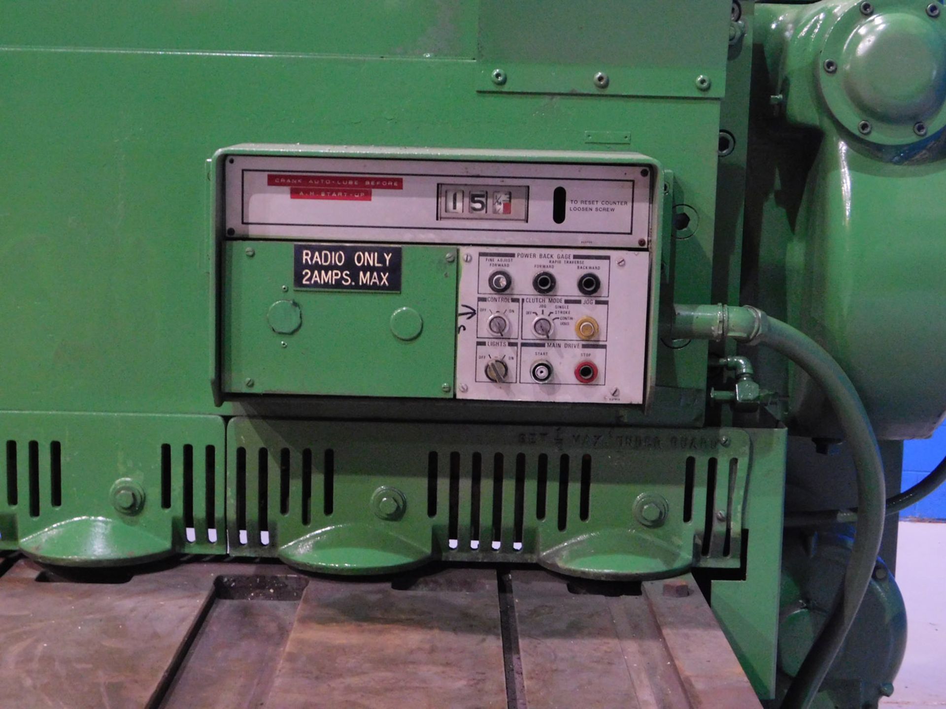 Cincinnati Power Shear, 1/4" x 12', Mdl: 2CC12, S/N: 44341 (5991P) (Located In Painesville, OH) - Image 8 of 8
