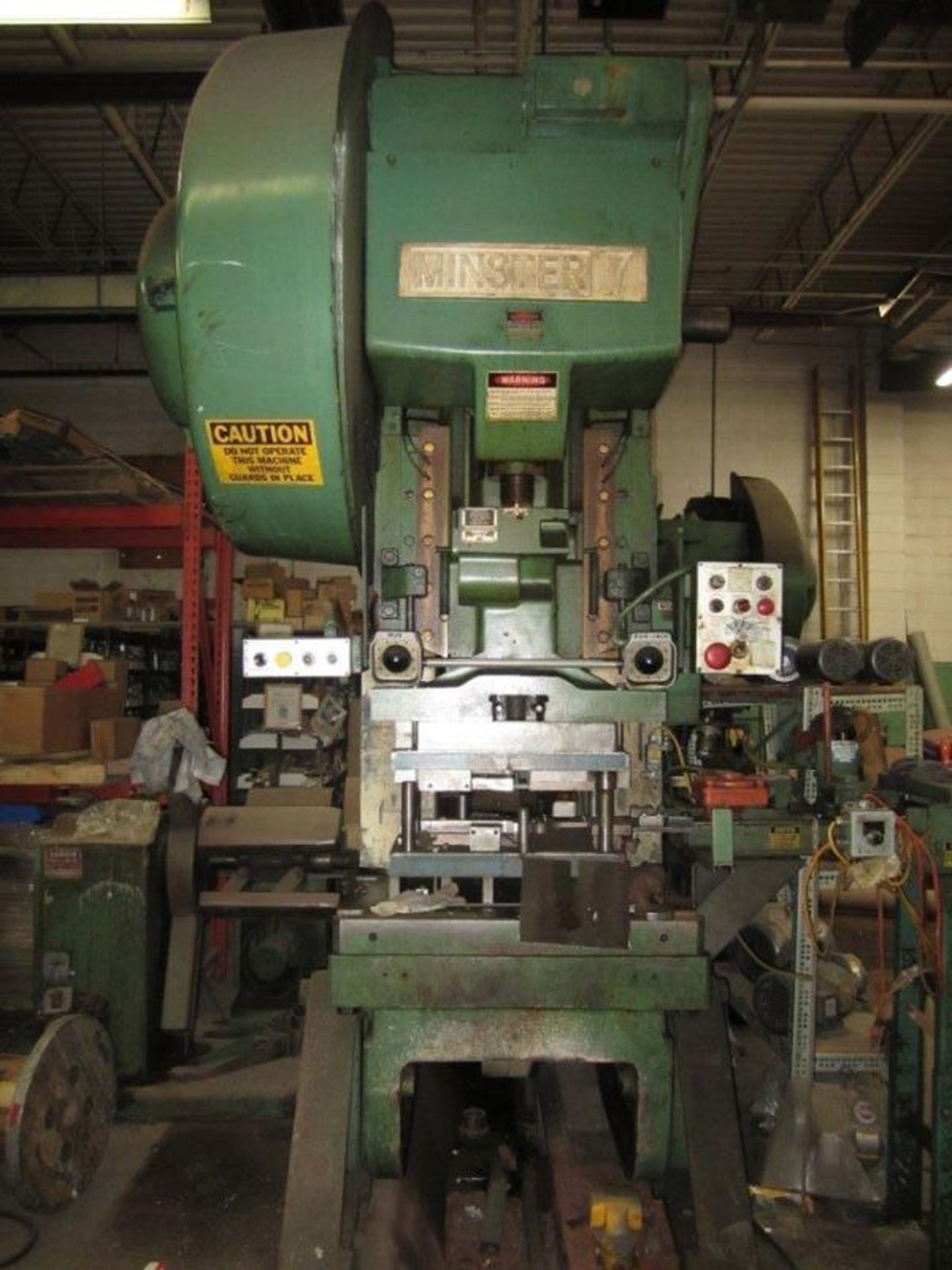 Minster OBI Punch Press, 75 Ton x 36" x 24", Mdl: #7, S/N: 22907 (6393P) (Located In Painesville, - Image 9 of 10