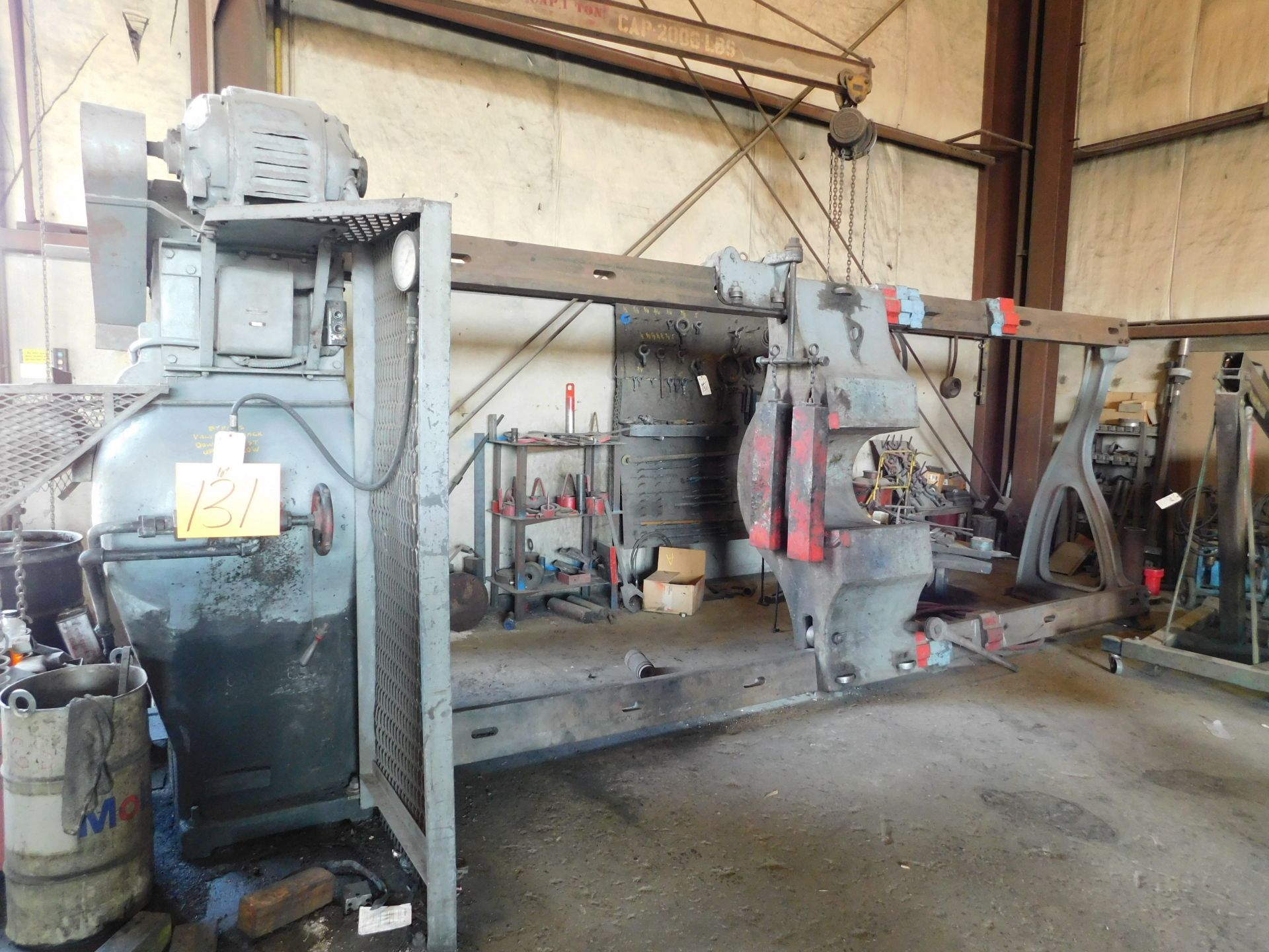 Caldwell Hydraulic Inclined Wheel Press, 300 Ton x 175", Mdl: #300-175 (Located In Huntington
