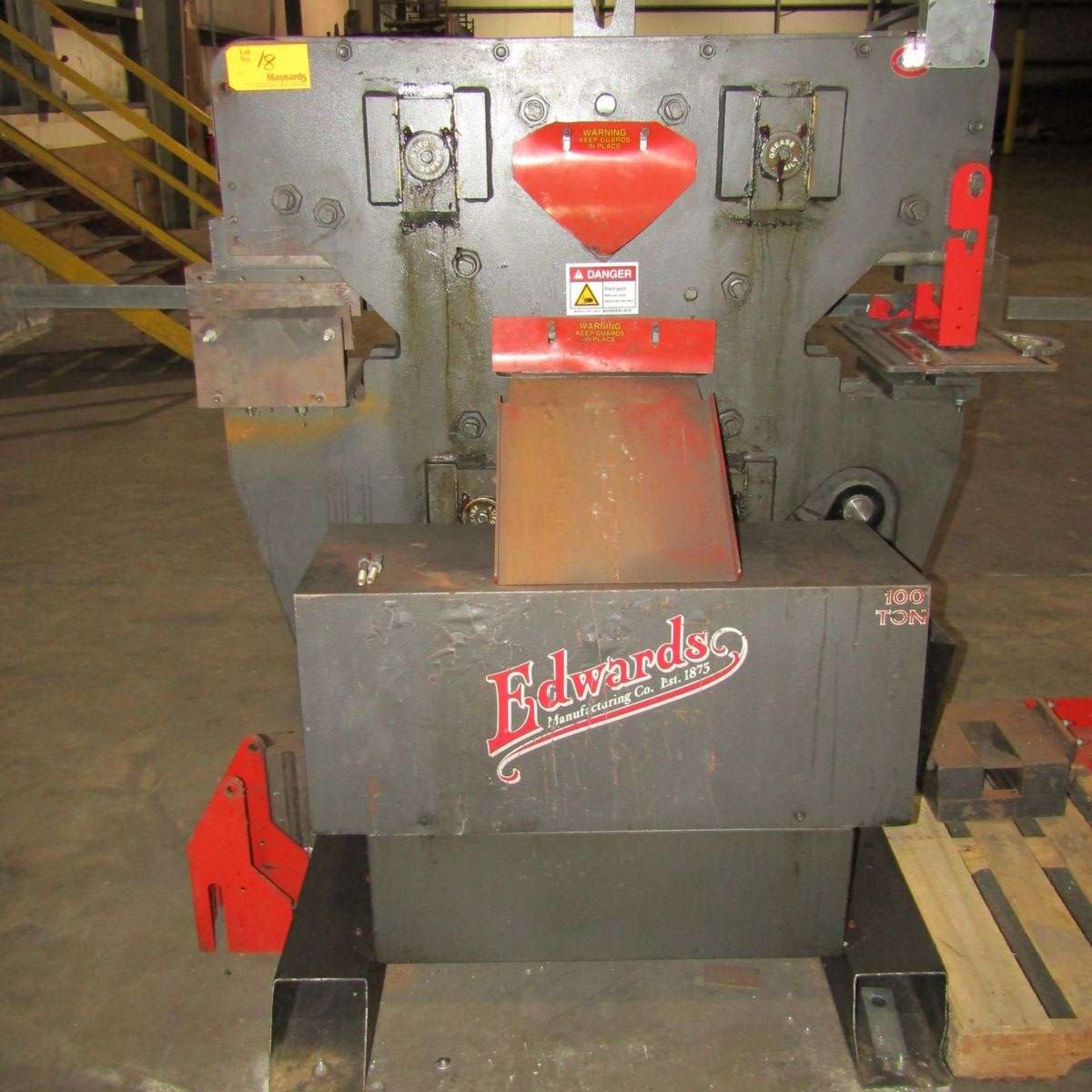 Edwards 100 Ton Ironworker - Image 2 of 7