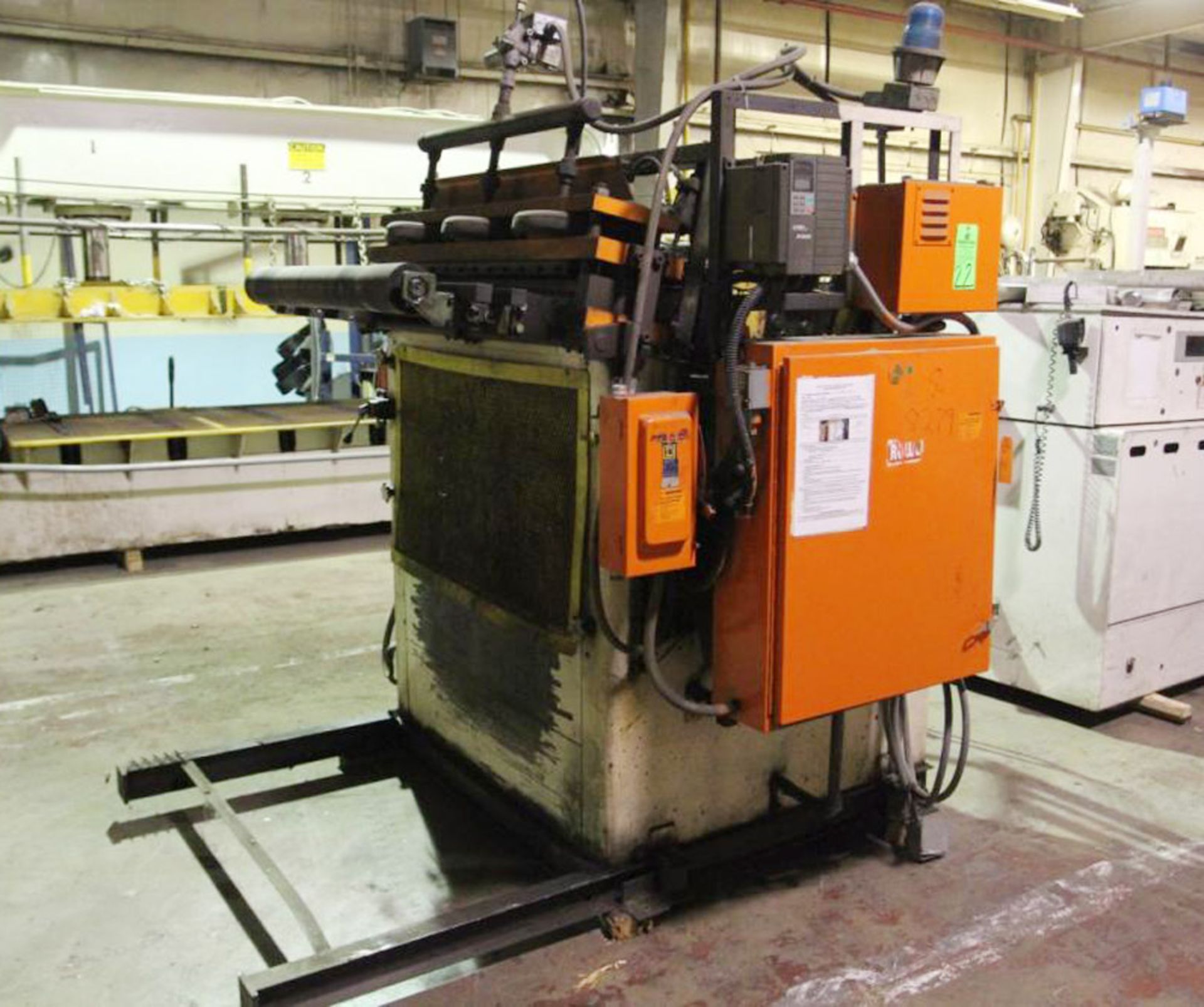 Rowe Coil Straightener, 40" x 0.110", Mdl: C3-40, S/N: 23043 (6987P) (Located In Painesville, OH)