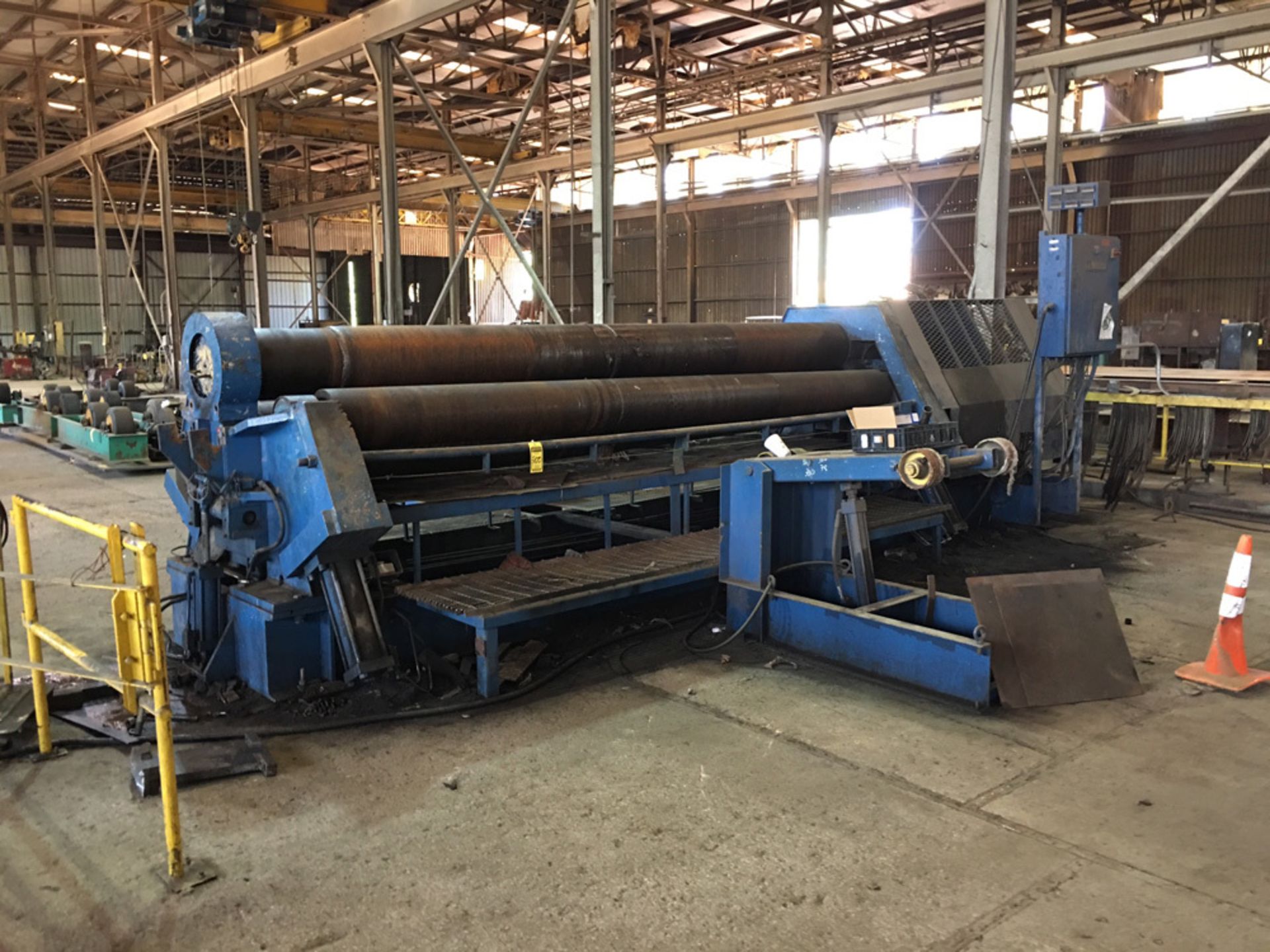 1994 Bertsch 4 Roll Hydraulic Plate Roll, 5/8" x 14', Mdl: 75-14, S/N: M-10819 (7996P) (Located In - Image 2 of 4