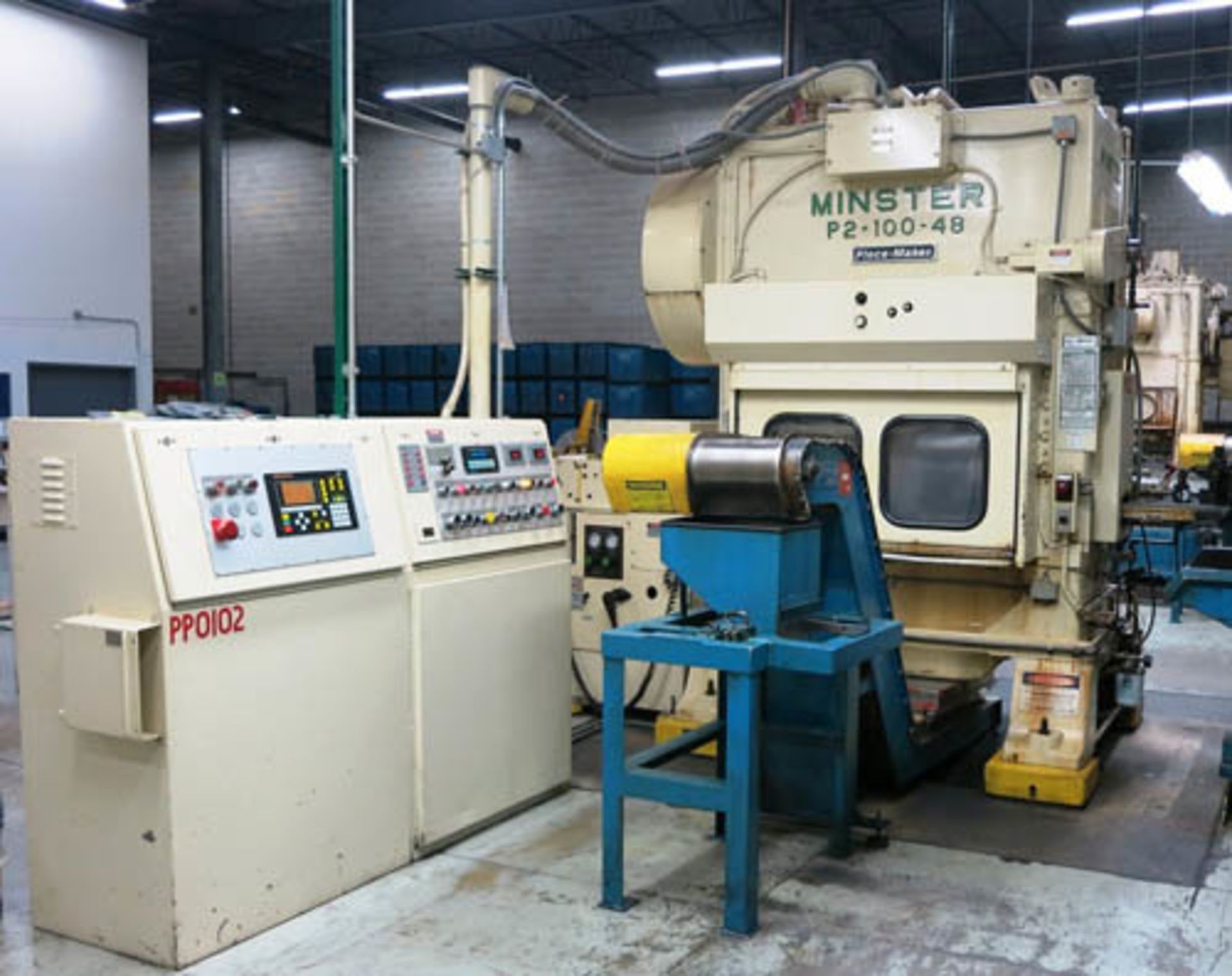 1995 Minster High Speed Production Press, 100 Ton x 48" x 31", Mdl: P2-100-48, S/N: 15159 (7949P) ( - Image 3 of 13