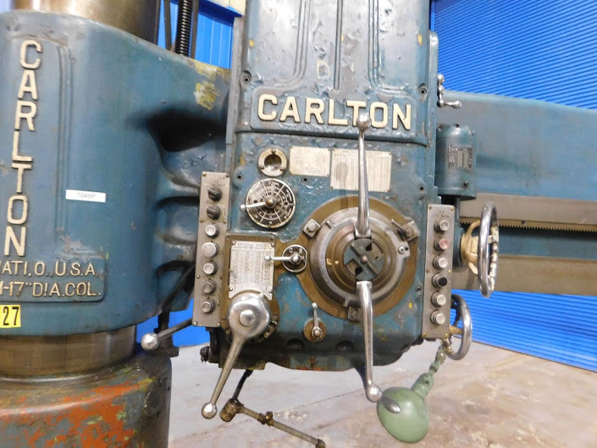 Carlton Radial Arm Drill, 7' x 17", Mdl: 4A (7045P) (Located In Painesville, OH) - Image 2 of 12