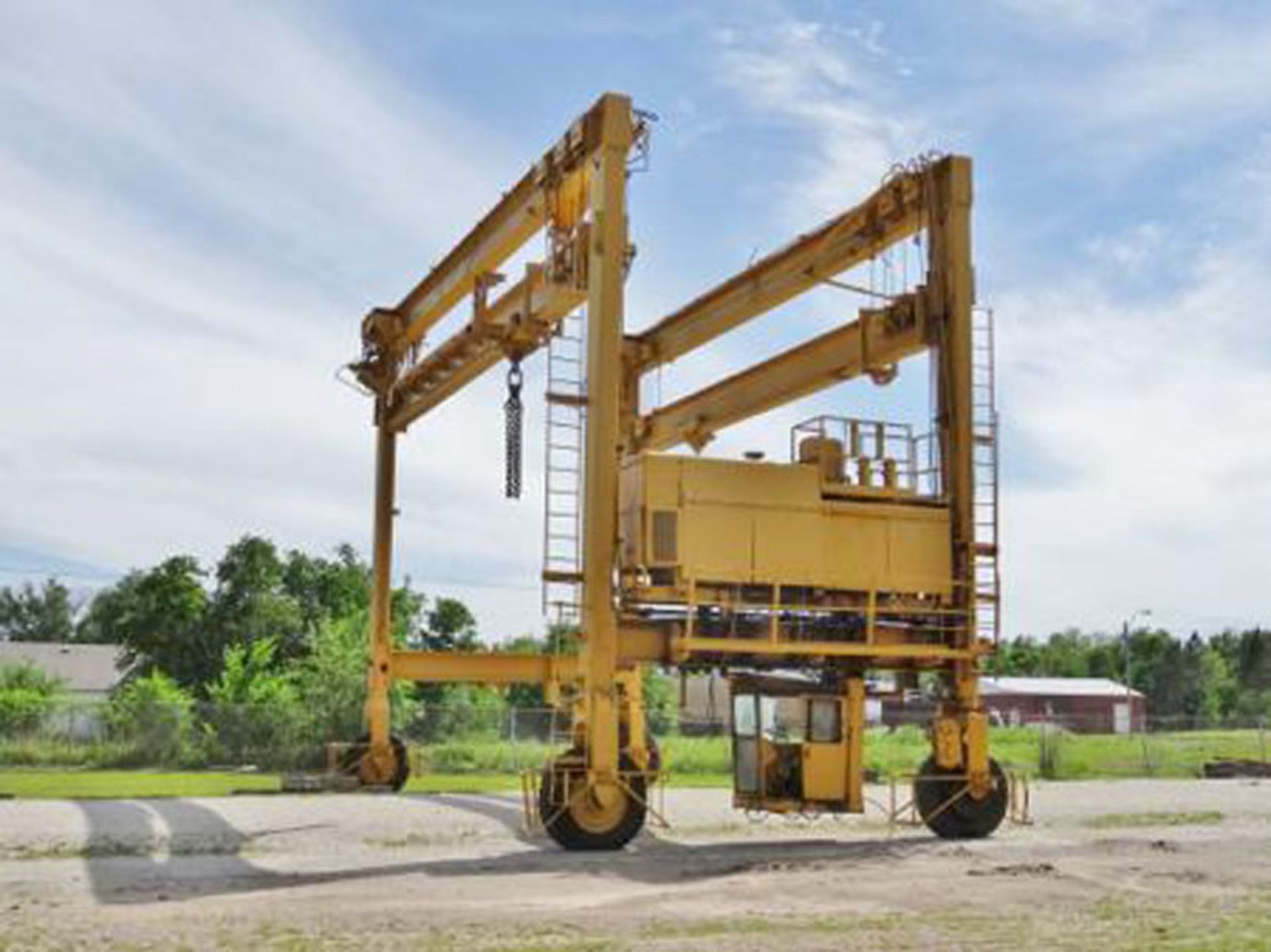 Drott Straddle Mobile Gantry Crane, 40 Ton x 42' 3", Mdl: Travelift 800, S/N: 5032 (Located In - Image 2 of 2