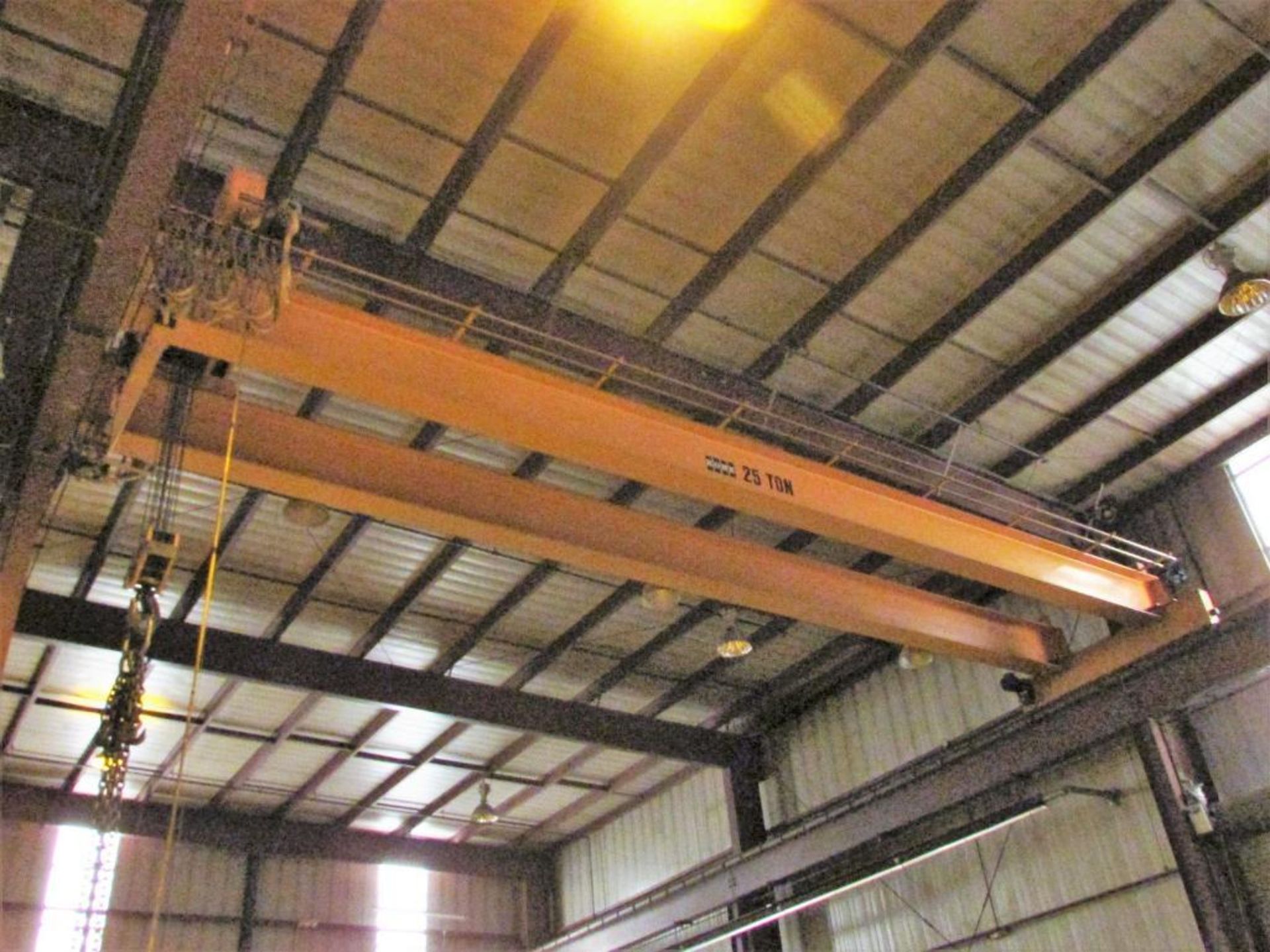 Kone 25 Ton Top Riding, Double Girder Overhead Bridge Crane Approximately 45' Span, Pendant Control - Image 8 of 8