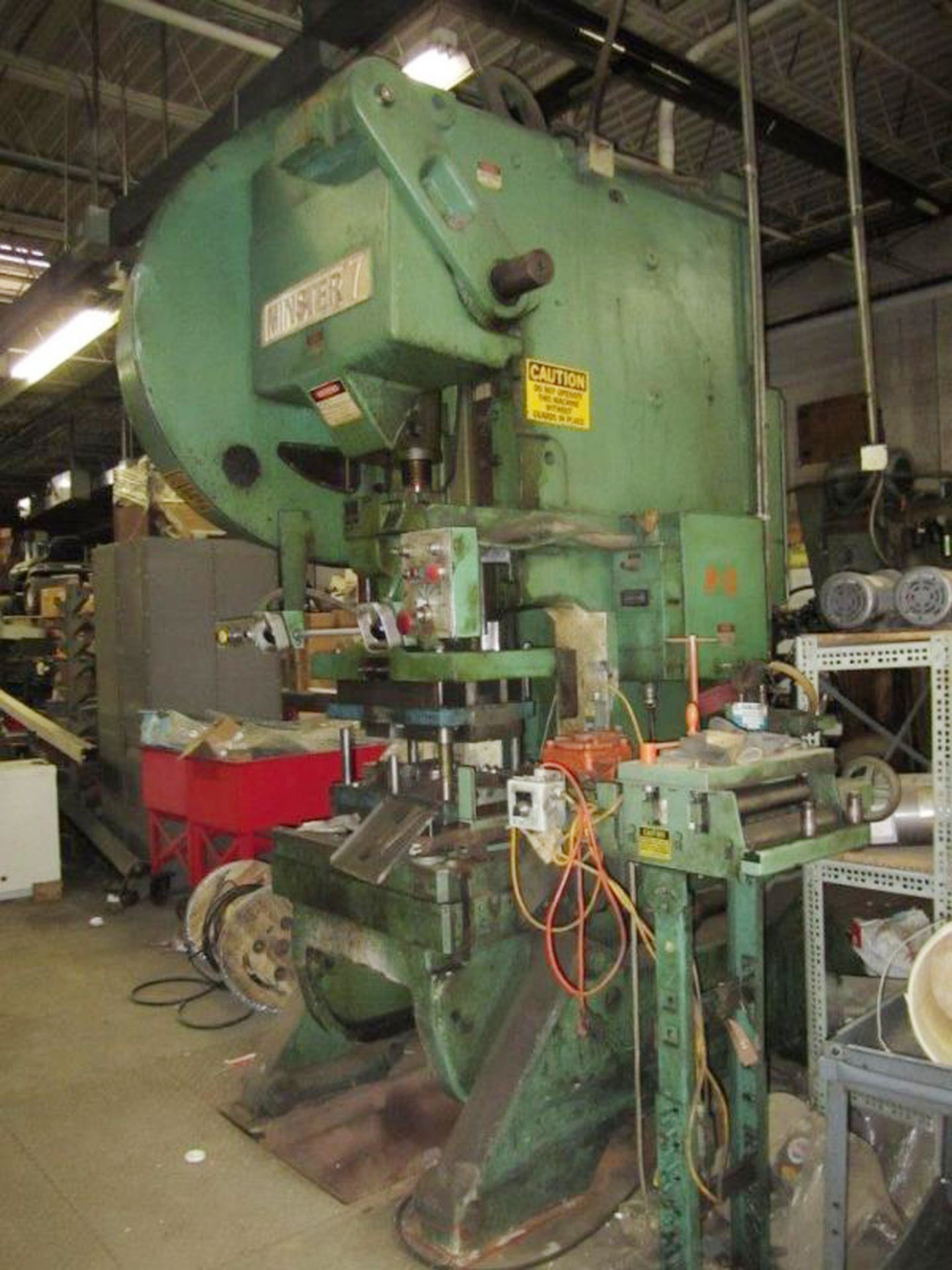 Minster OBI Punch Press, 75 Ton x 36" x 24", Mdl: #7, S/N: 22907 (6393P) (Located In Painesville, - Image 10 of 10