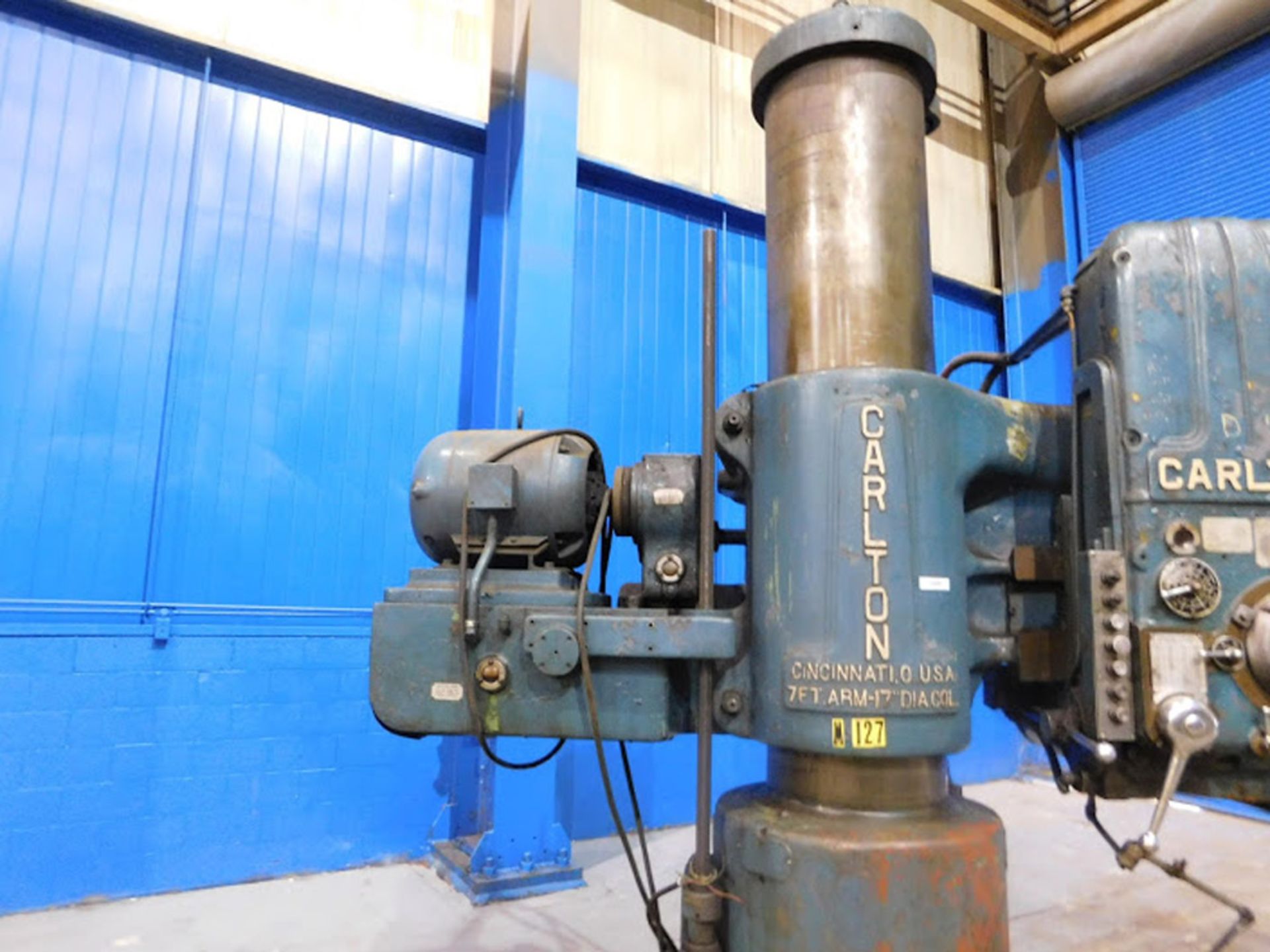 Carlton Radial Arm Drill, 7' x 17", Mdl: 4A (7045P) (Located In Painesville, OH) - Image 3 of 12