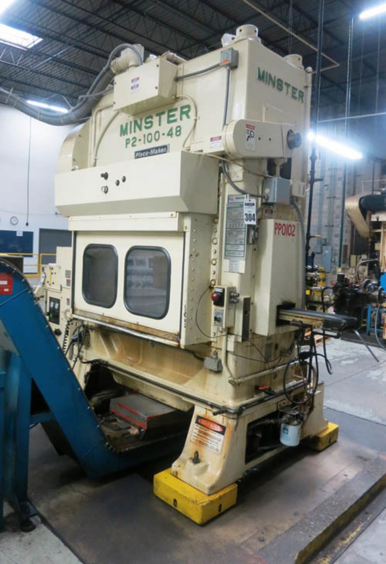 1995 Minster High Speed Production Press, 100 Ton x 48" x 31", Mdl: P2-100-48, S/N: 15159 (7949P) ( - Image 2 of 13