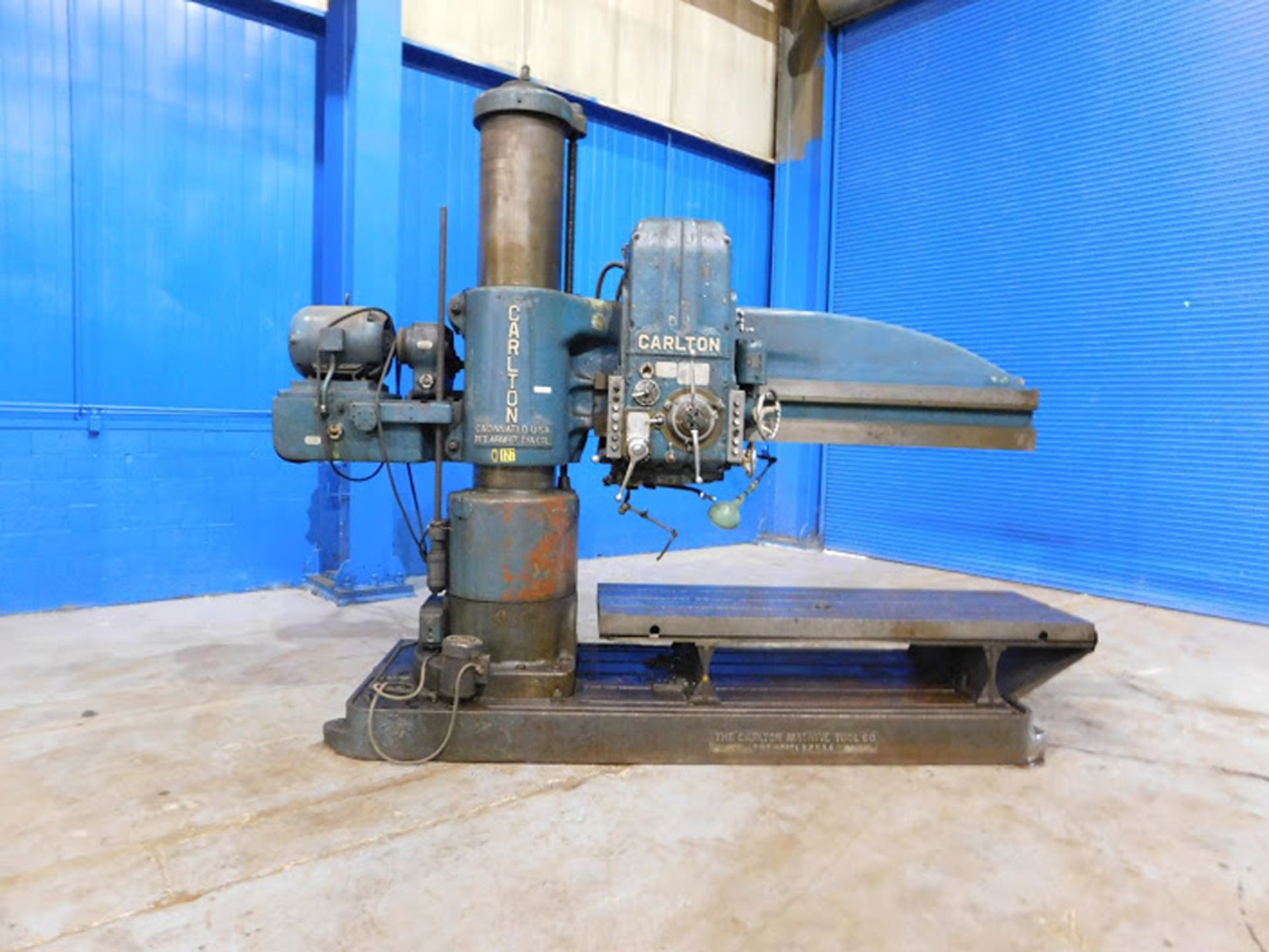 Carlton Radial Arm Drill, 7' x 17", Mdl: 4A (7045P) (Located In Painesville, OH)