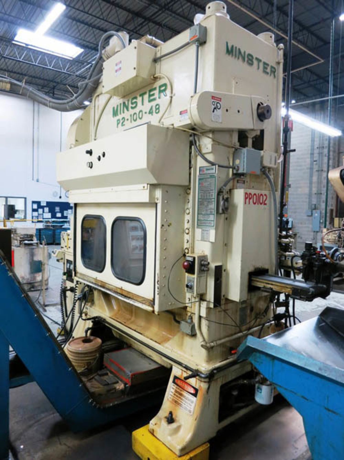 1995 Minster High Speed Production Press, 100 Ton x 48" x 31", Mdl: P2-100-48, S/N: 15159 (7949P) ( - Image 9 of 13