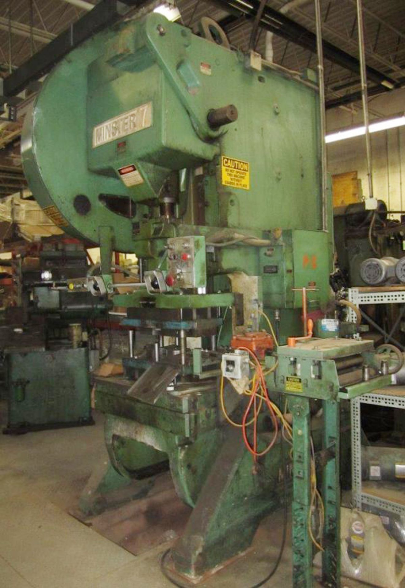 Minster OBI Punch Press, 75 Ton x 36" x 24", Mdl: #7, S/N: 22907 (6393P) (Located In Painesville, - Image 6 of 10