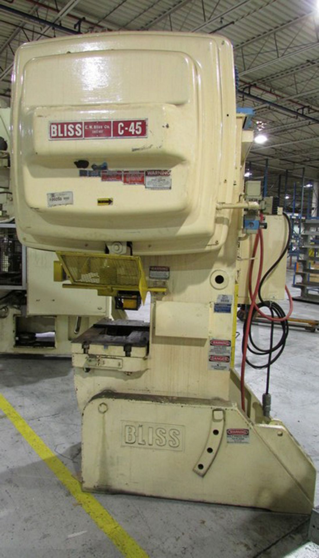 1988 Bliss OBI Punch Press, 45 Ton x 29 1/2" x 19 1/2", Mdl: C-45, S/N: H70622 (6413P) (Located In - Image 5 of 6