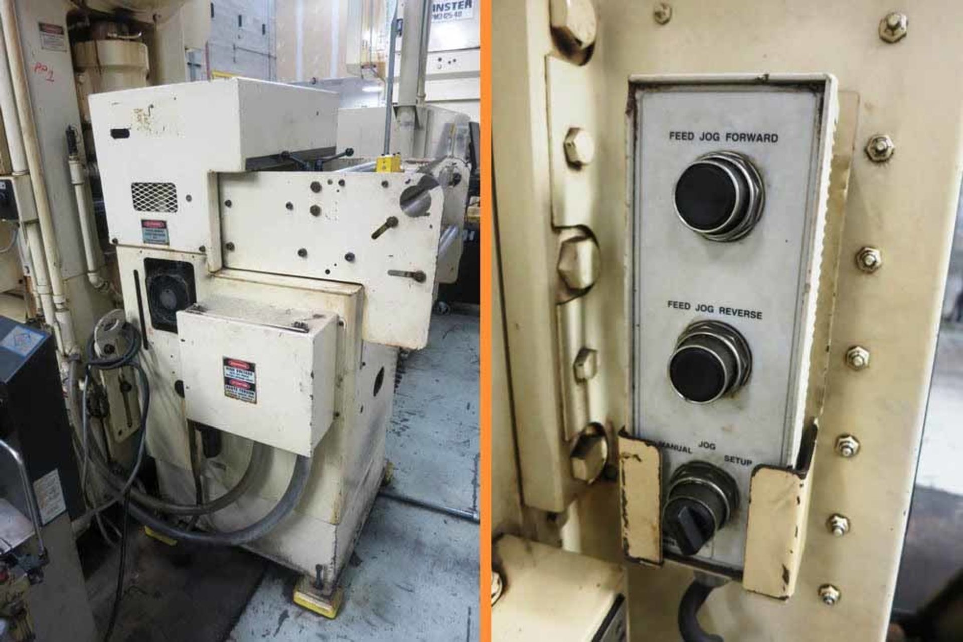 1995 Minster Servo Feeder, 14" x 0.090", Mdl: MEF3-350S, S/N: 1850510 (7950P) (Located In