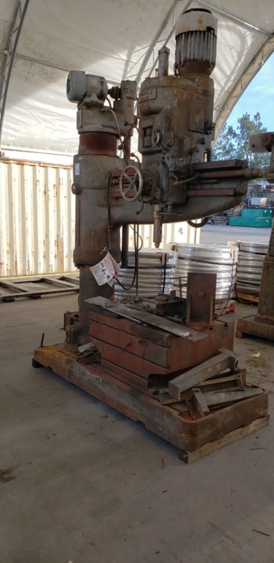 Archdale Heavy Duty Drill Press Foot Print 10' x 4' x 8', Located In: Riverside - Image 4 of 8