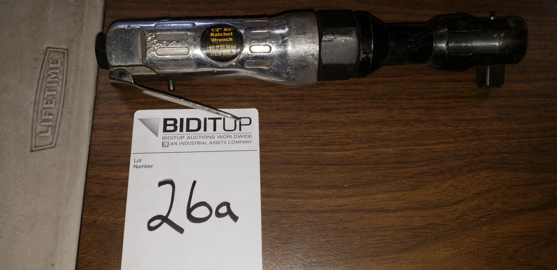 Central Pneumatic, Mdl: 60630 Central Pneumatic 1/2" Air Ratchet 90 PSI MAX, Located In: Riverside