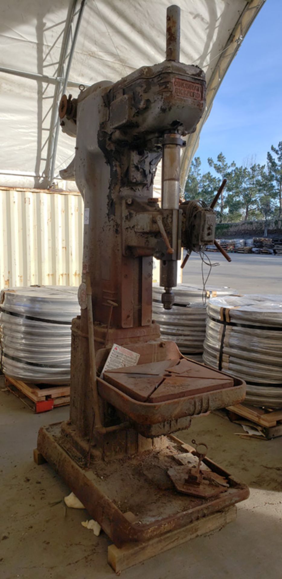 Cincinnati Bickford, Mdl: Super Service 28" Box Column Drill Press Foot Print 9' x 3' x 5', - Image 3 of 9