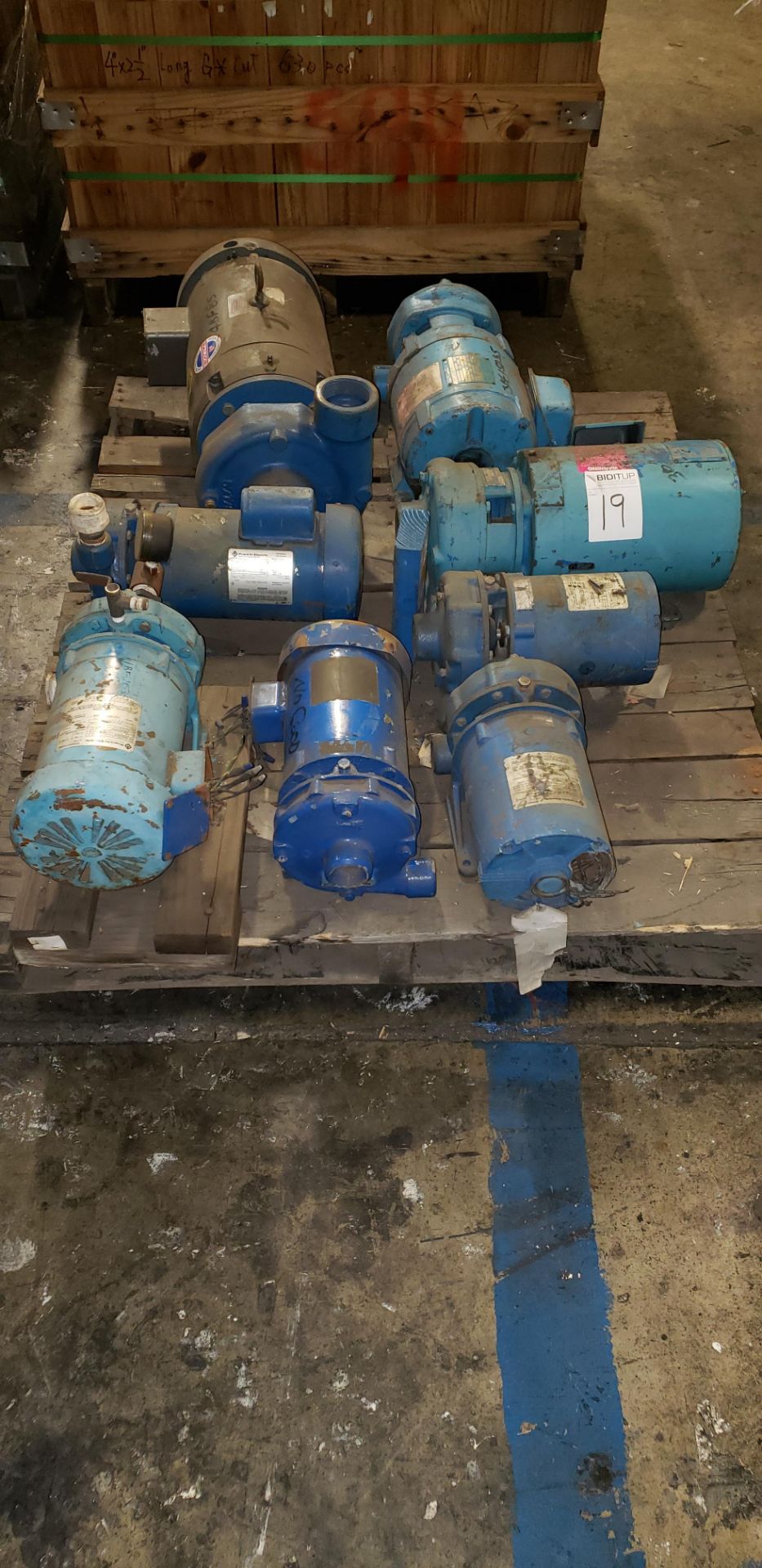 Electric Pump Motors (1) Baldor 7-1/2 HP, (2) Century 5HP, (3) Franklin 2HP, (1) Franklin 1-1/2HP, &