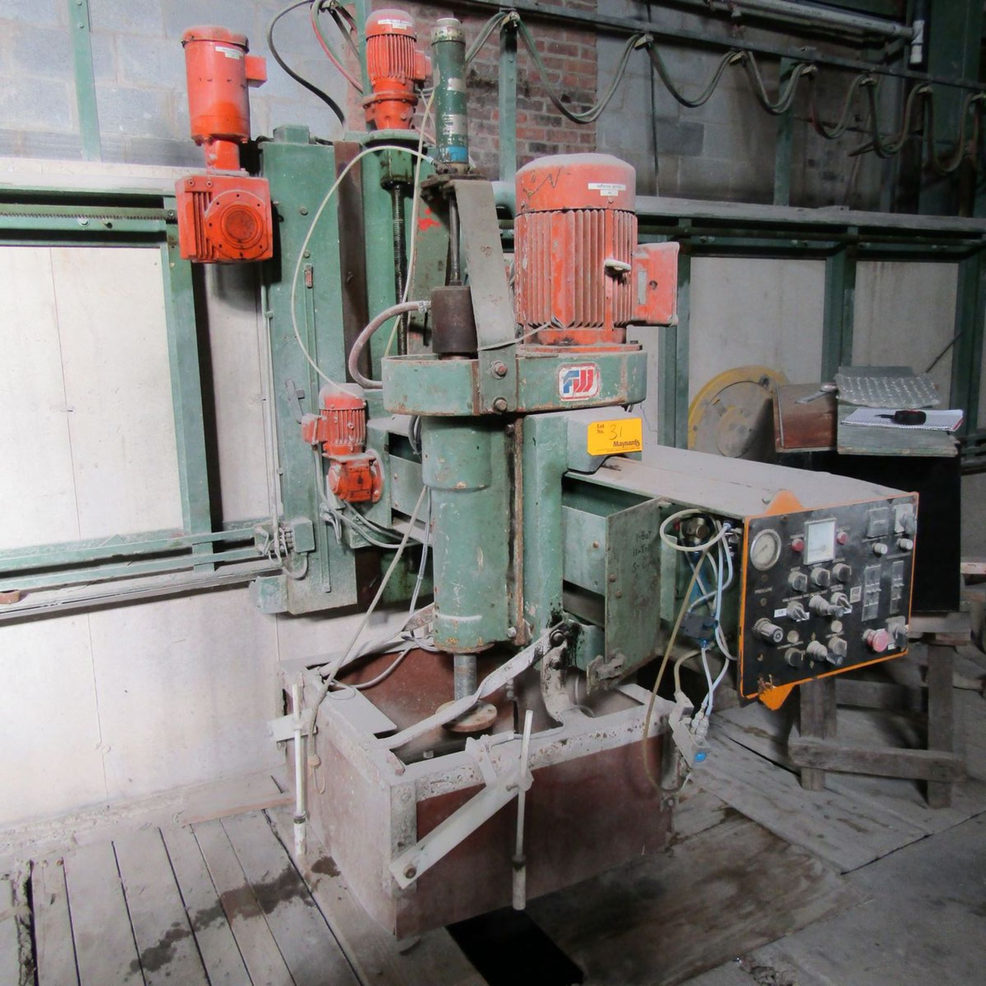 Fickert Winterling ASP-120WATUR Radial Arm Slab Polisher