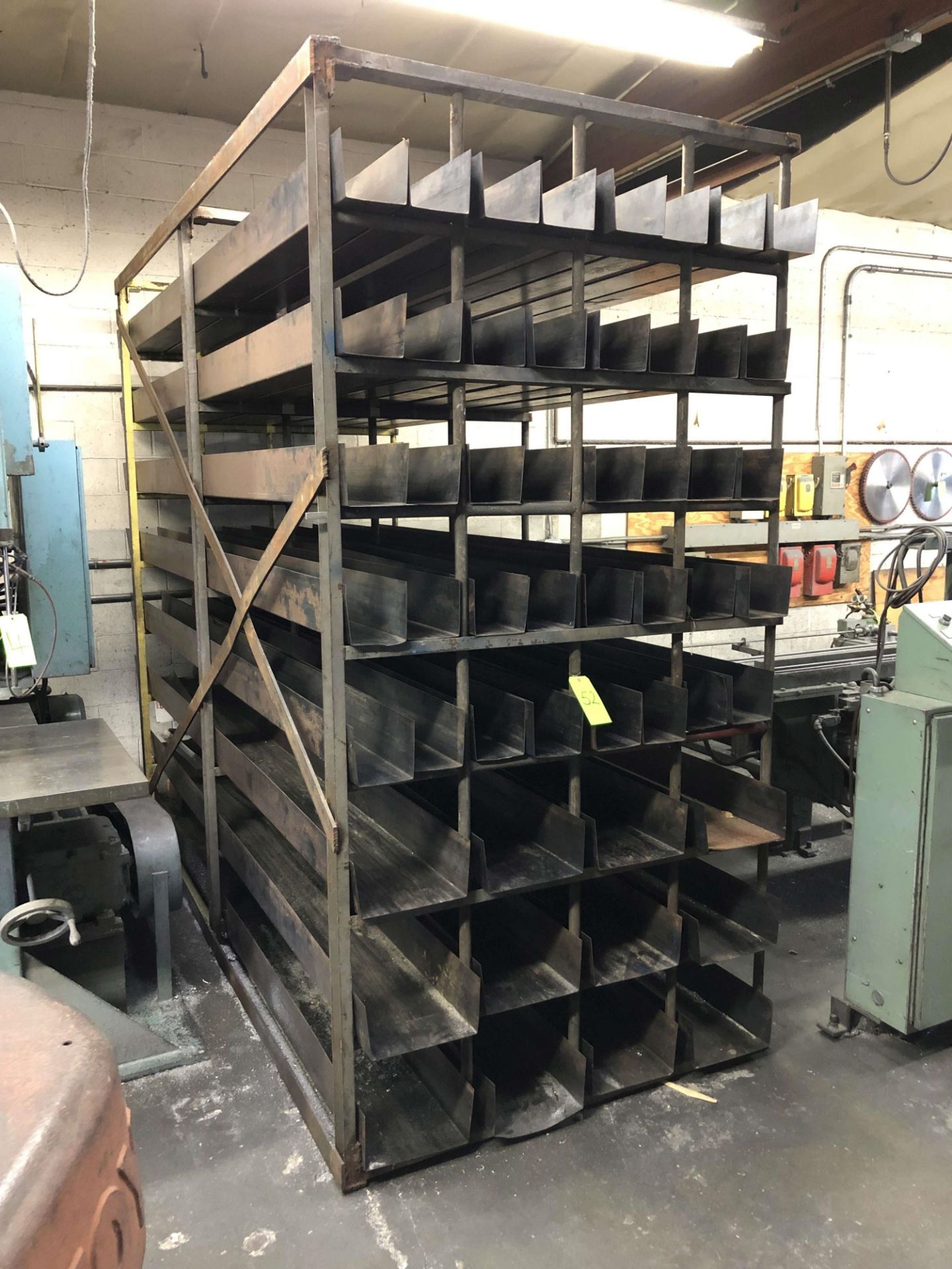 Metal Rack to Store Material (5' W x 9'-7" H x 12' Deep)