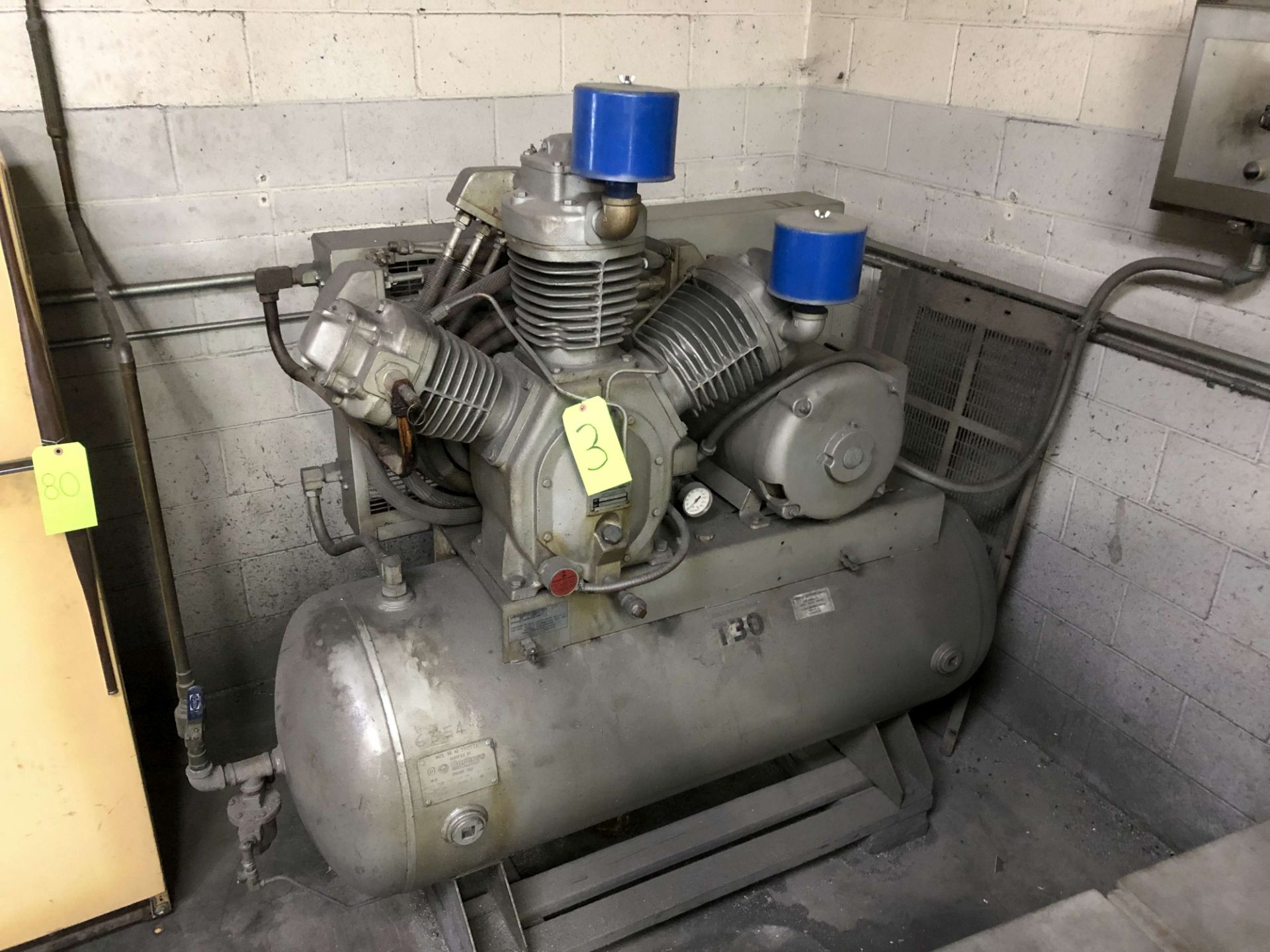 Ingersoll Rand T30 Air Compressor, Model 30TE30, S/N 30T615336