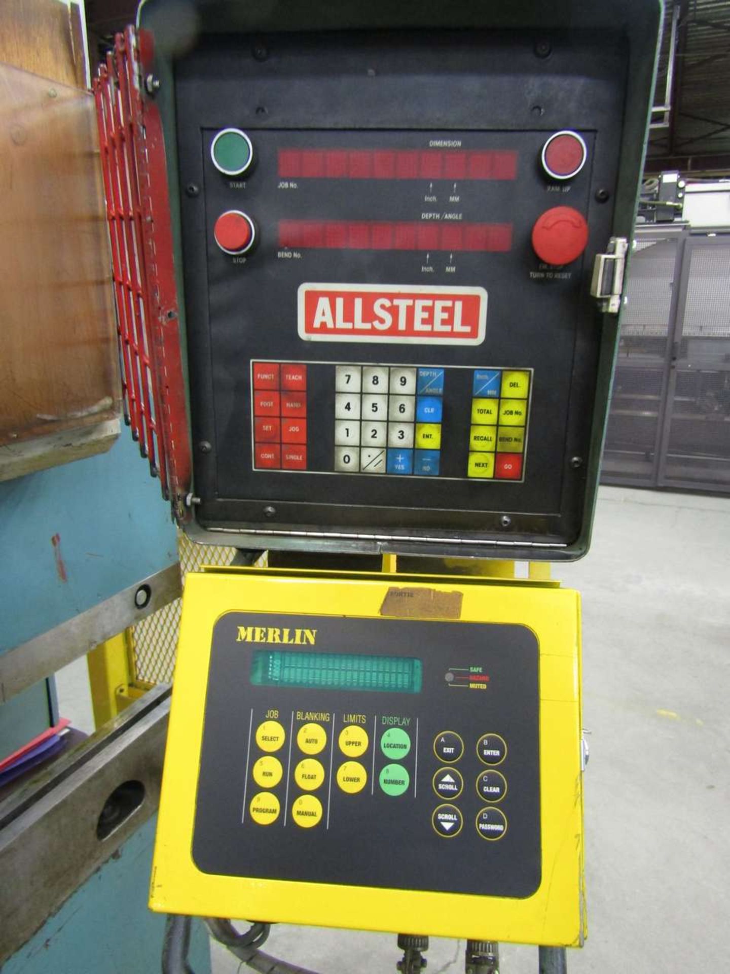 Alsteel 45T-10 45 Ton x 10 Hydraulic Press Brake, - Image 2 of 3