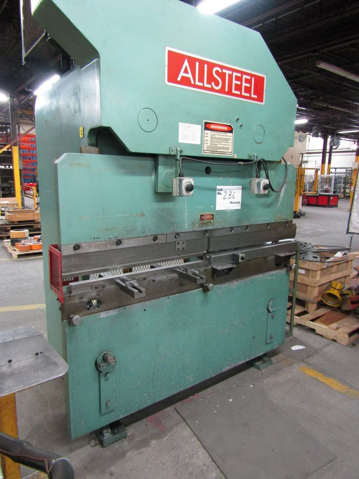 Allsteel 23894 65 Ton x 6'Hydraulic Press Brake