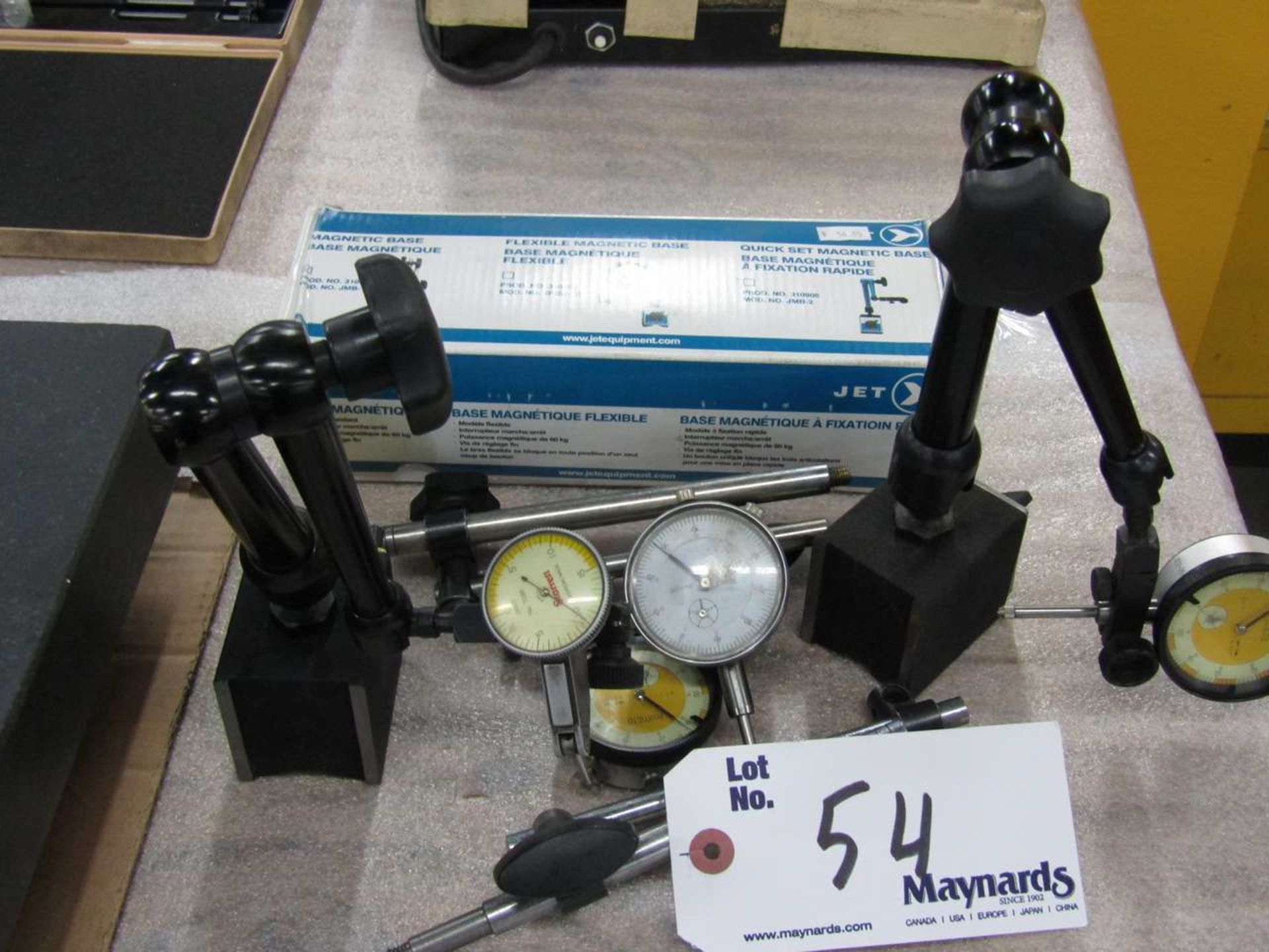 assorted measuring tools magnetic