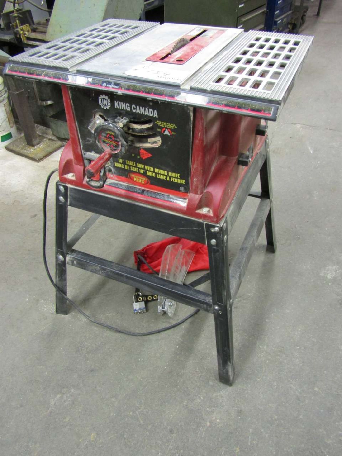 King Canada Small Table saw. Table is 20"x24"