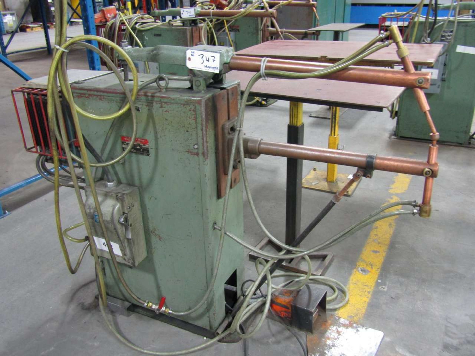 Weld-O-Matic AF Spot Welder with table