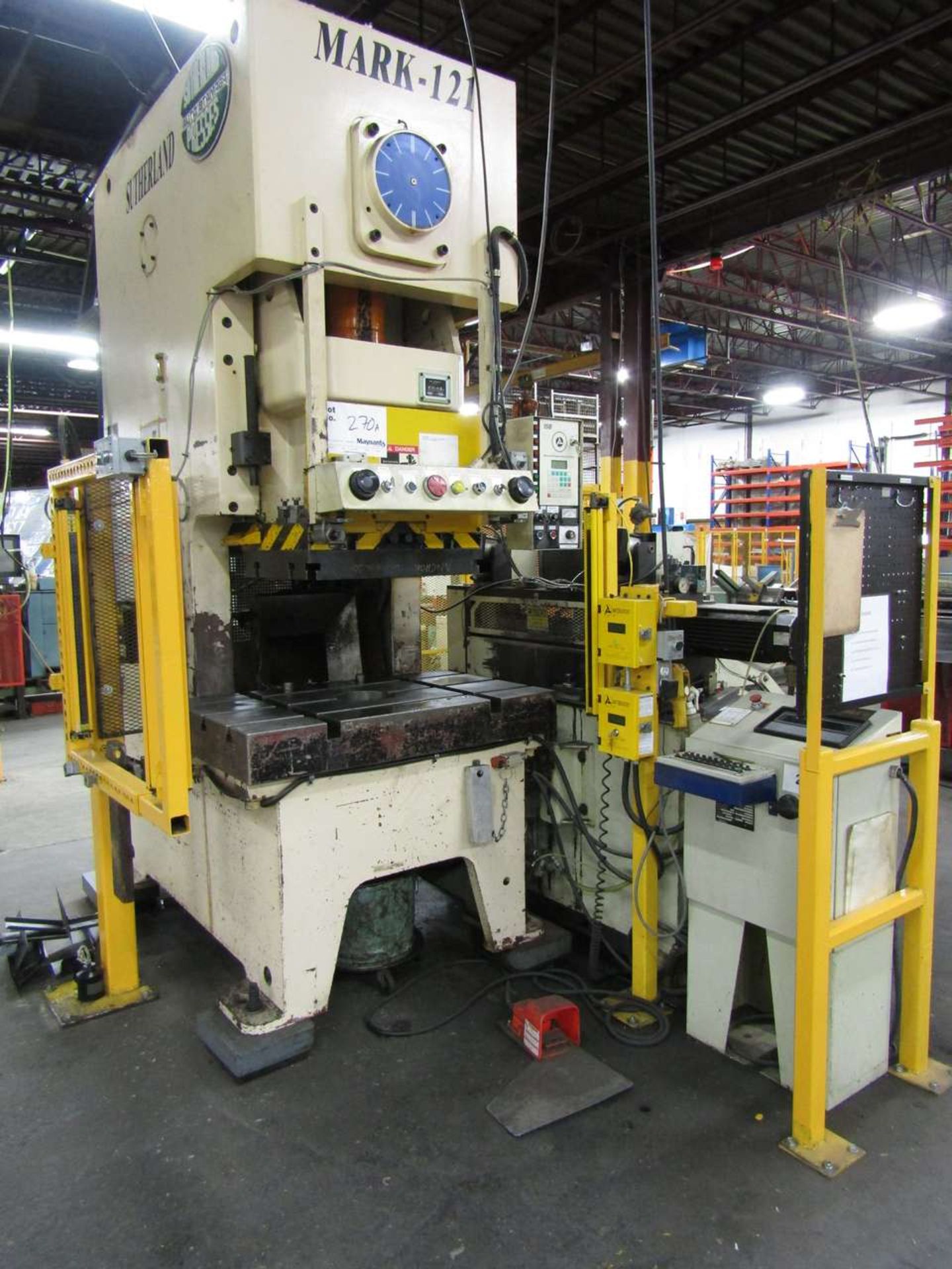 2006 Sutherland Mark 121-2W (FCP-110) 121 Ton Punch Press,