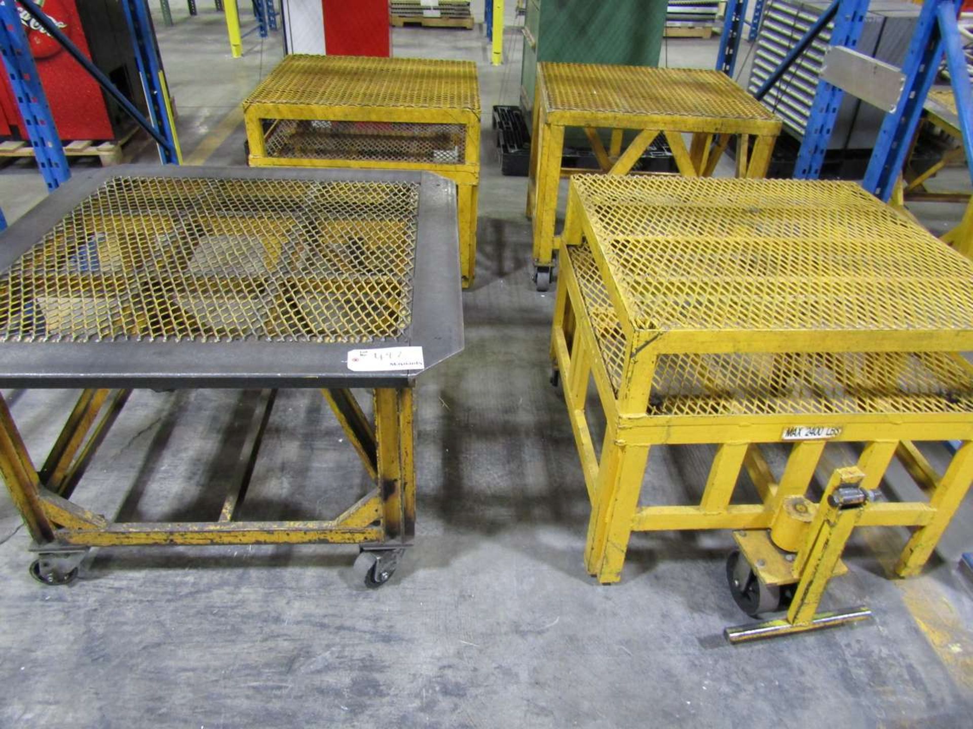 Heavy Duty Rolling Die Carts with Pull handle