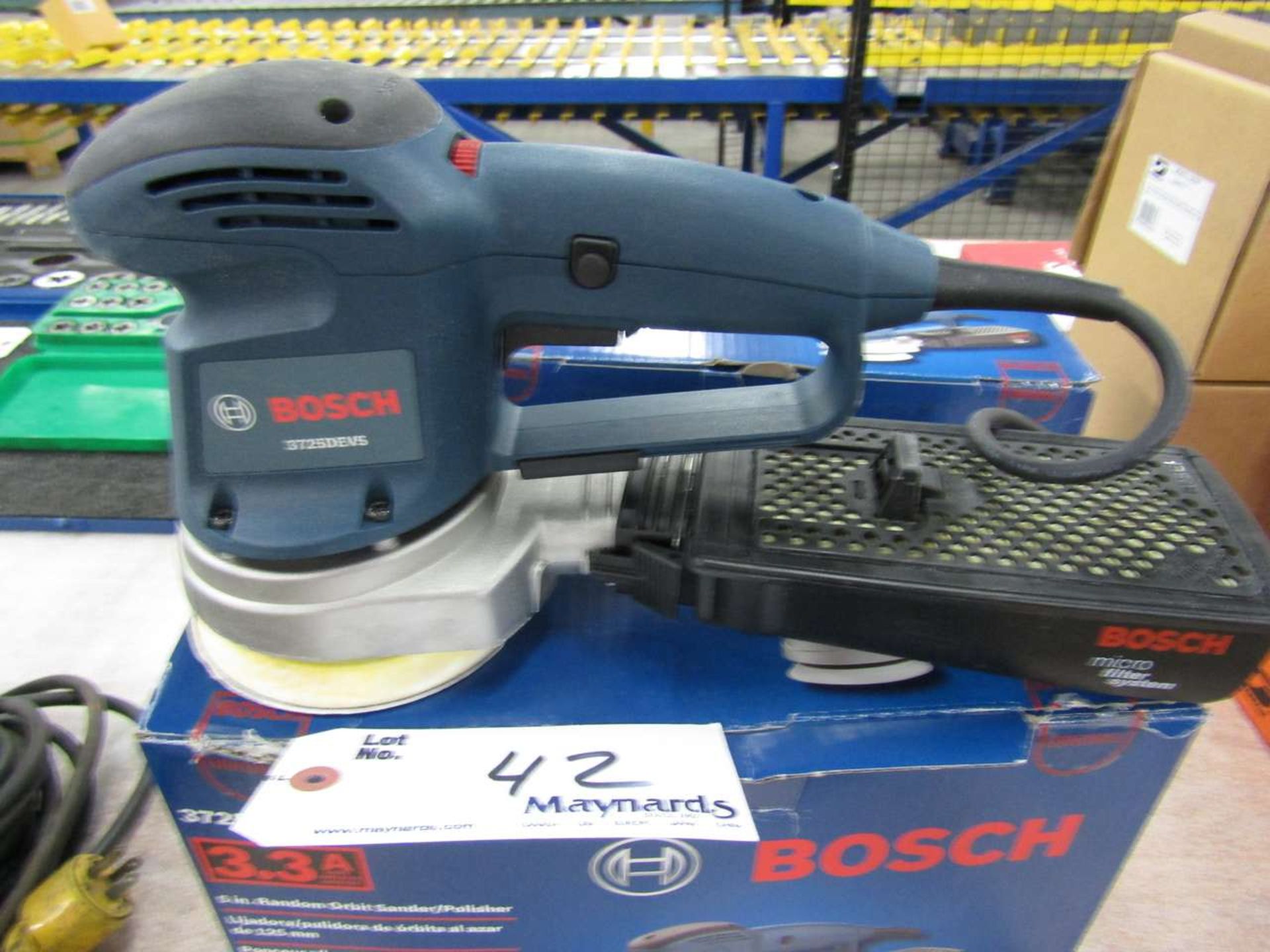 Bosch 3725DEVS 2 New 5" Random Orbit Sander/Polisher