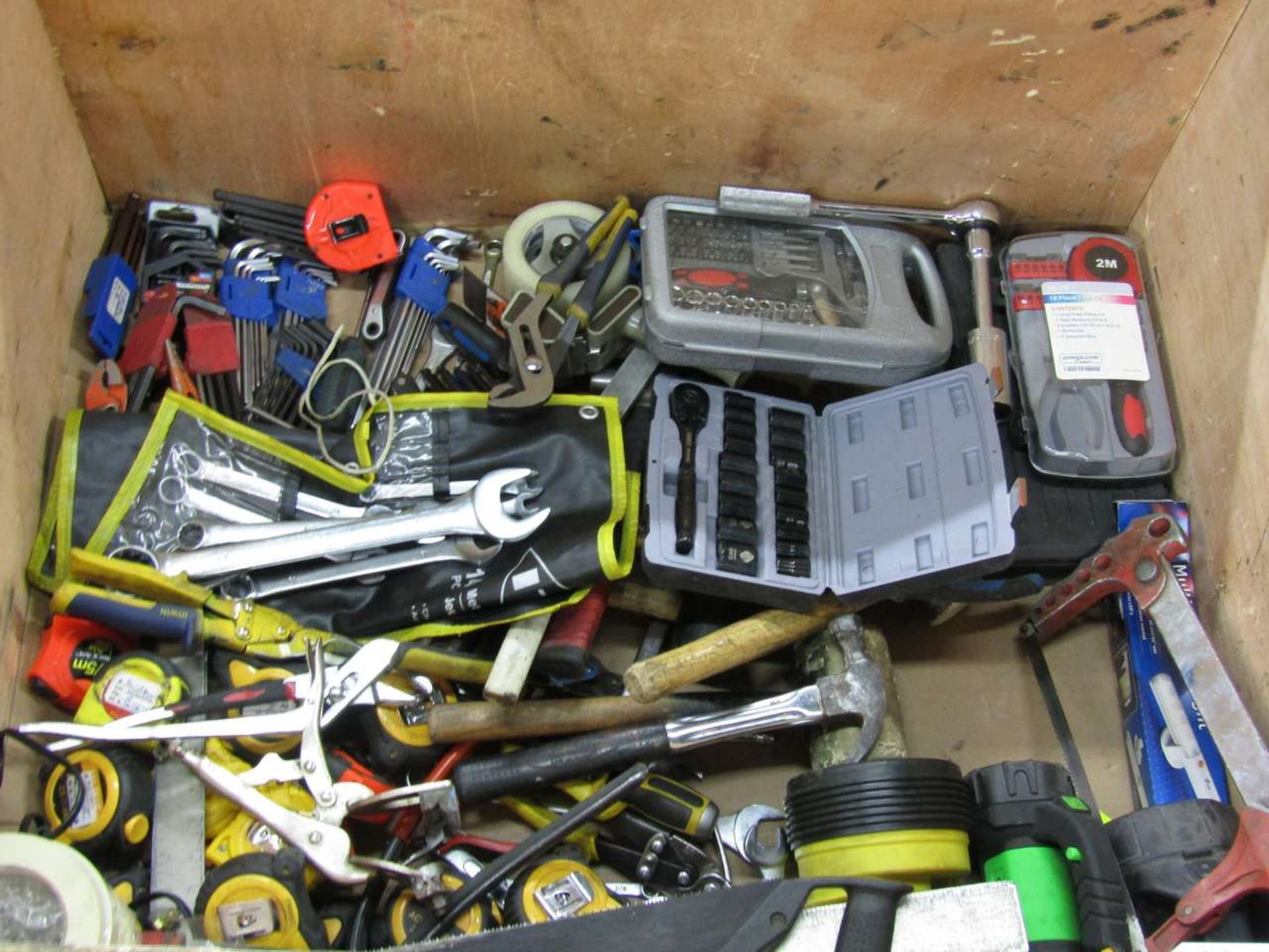 Skid Box full of assorted tools