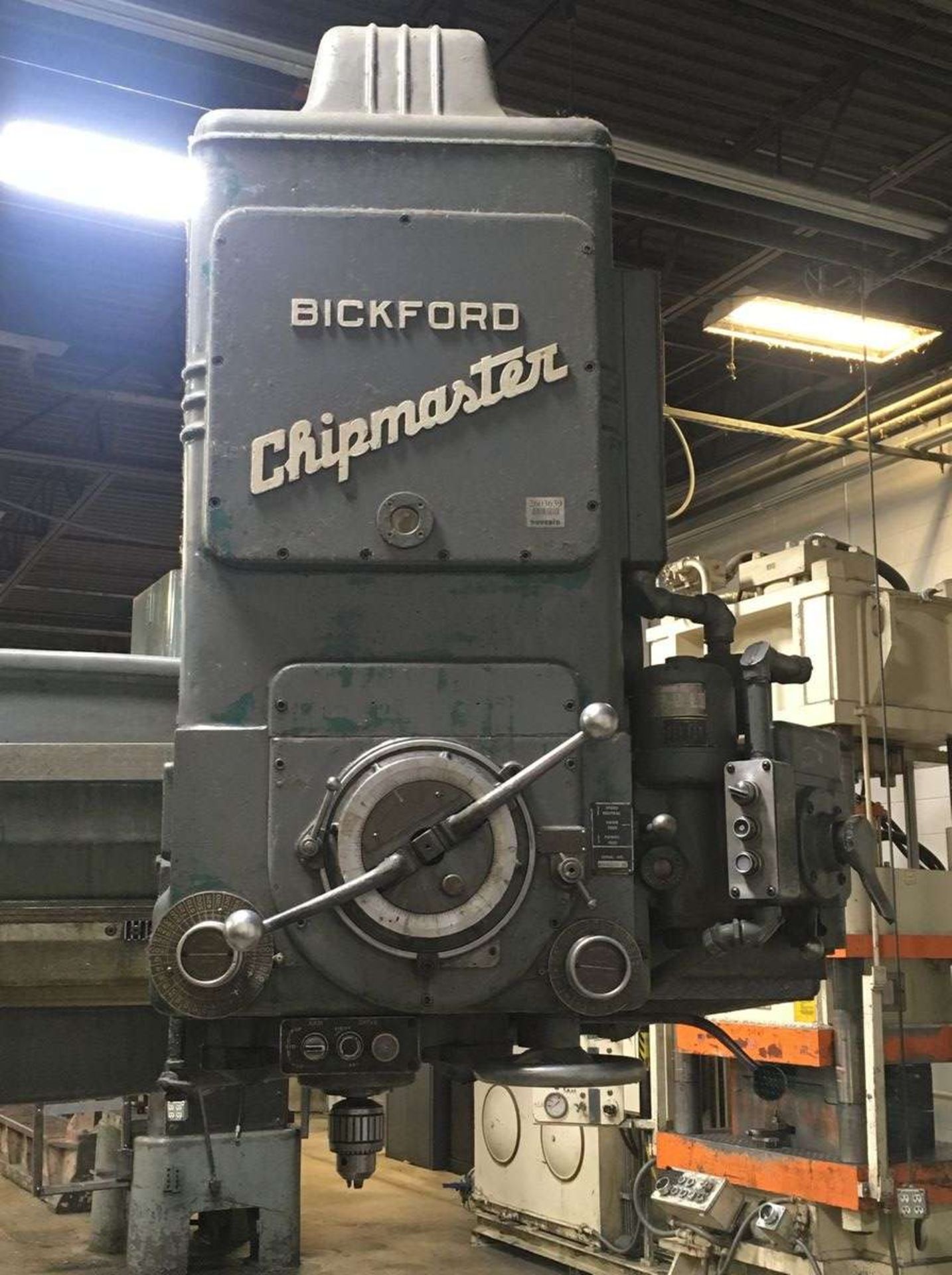 1966 Giddings Lewis Brick ford Chip master 4'x13'' Radial Arm Drill - Image 3 of 8