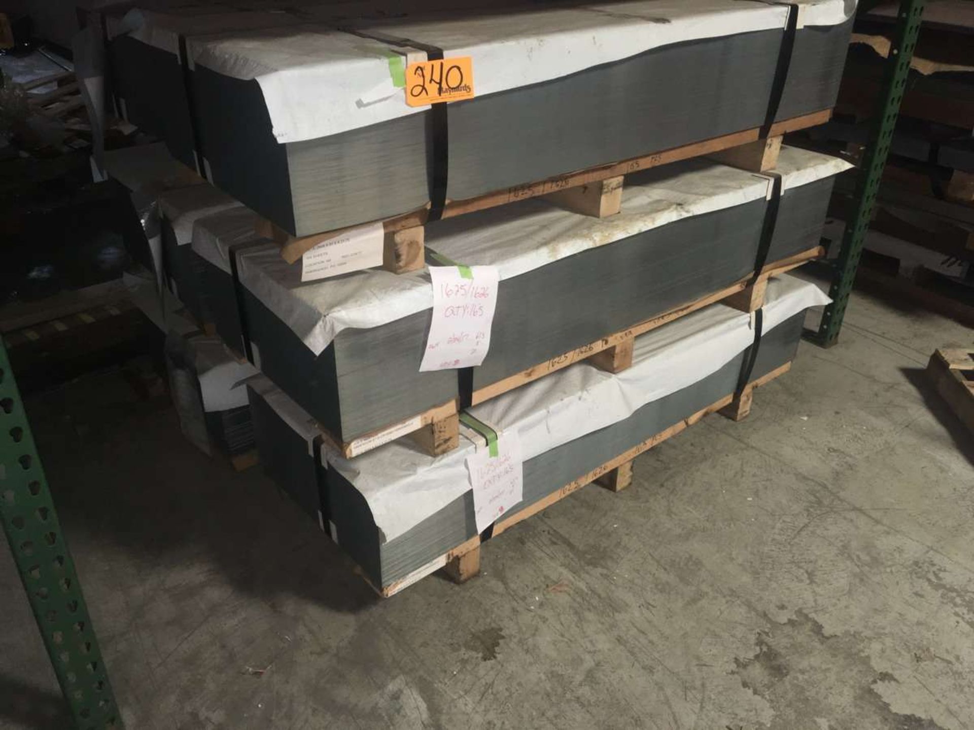 (6) Pallets Of 61.5'' x 21'' Stainless Steel Sheet Metal. - Image 2 of 2